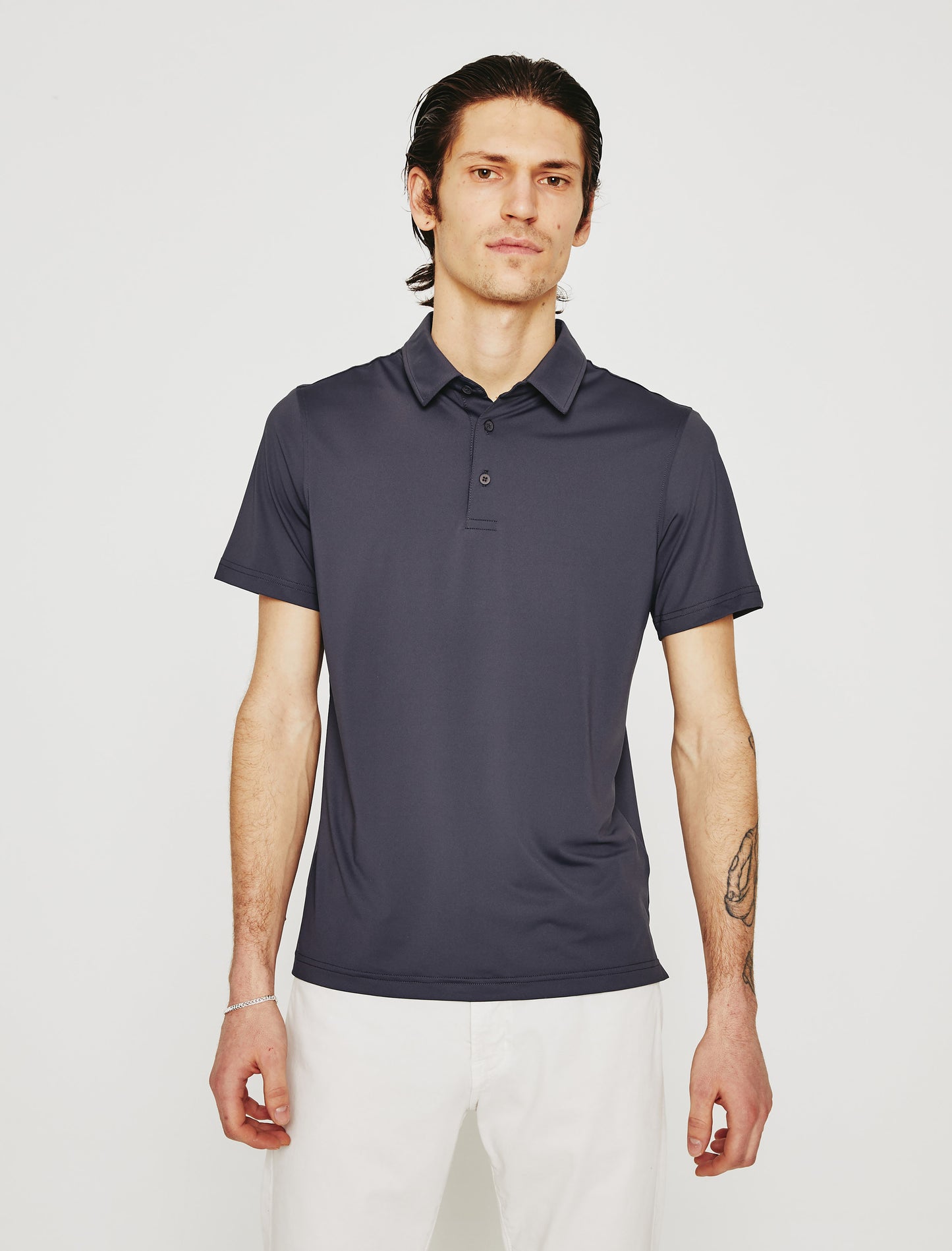 Bryce Polo Ink Stone Classic Short Sleeve Polo (Performance) Men Top Photo 1