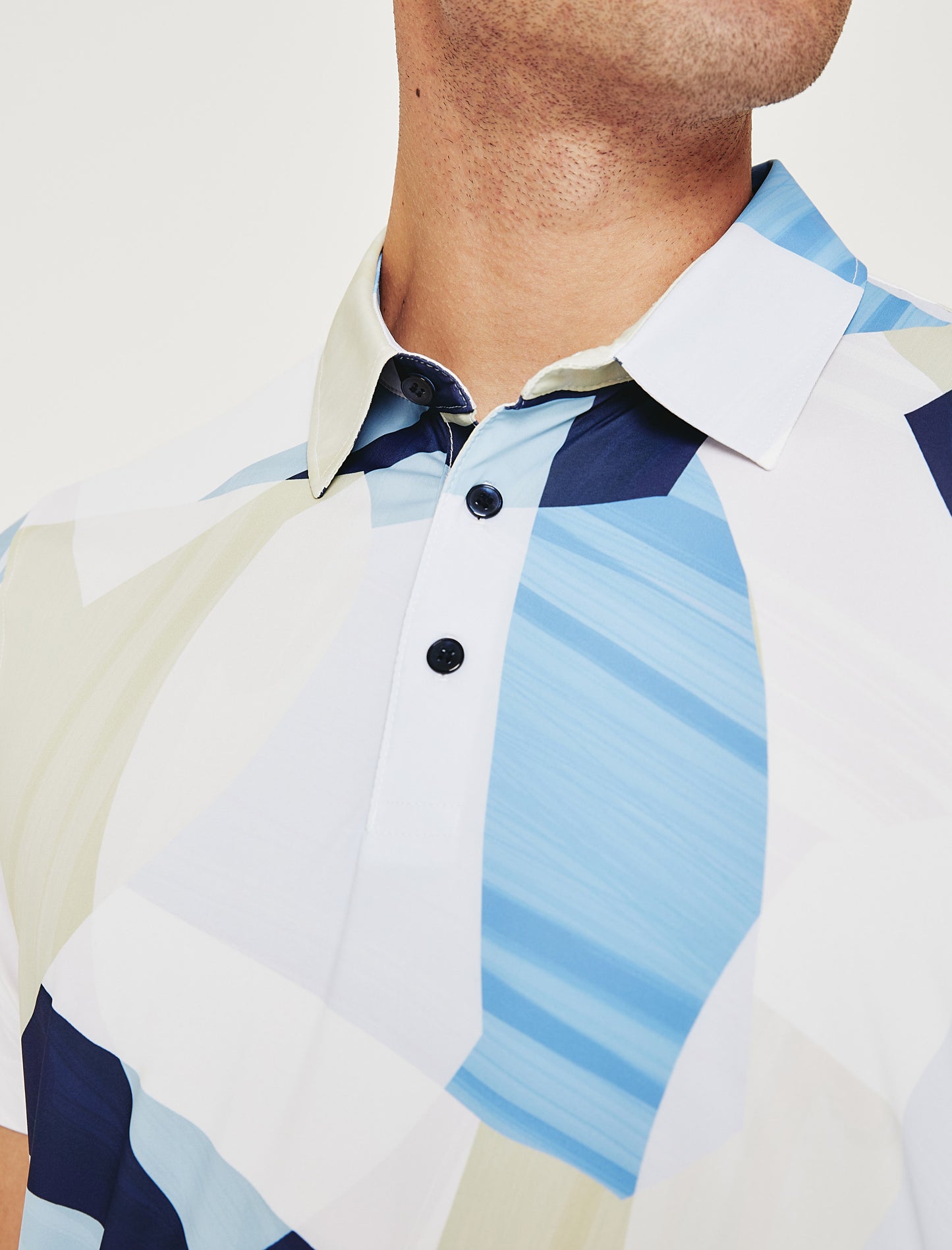 Bryce Polo Color Blocks Classic Short Sleeve Polo (Performance) Men Top Photo 5