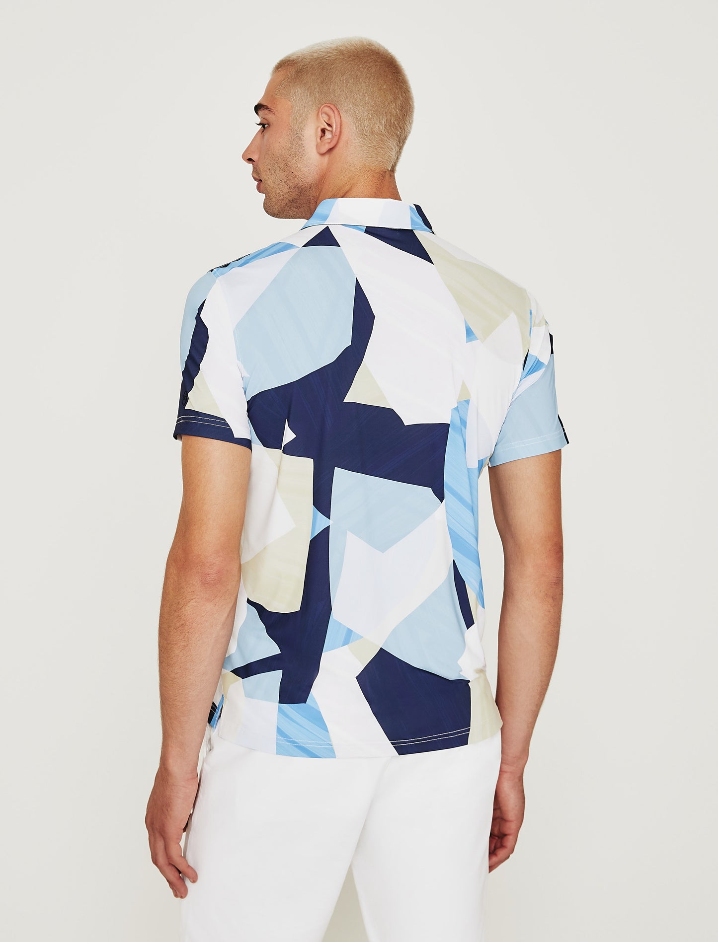 Bryce Polo Color Blocks Classic Short Sleeve Polo (Performance) Men Top Photo 6