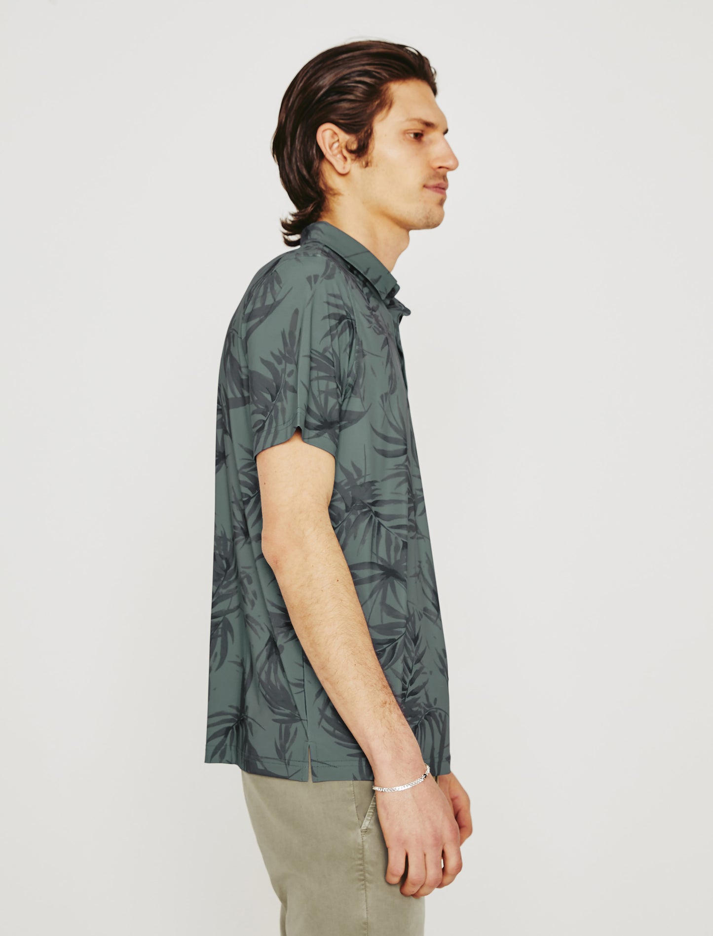 Bryce Polo BREEZE GREEN MULTI Classic Short Sleeve Polo (Performance) Men Top Photo 4