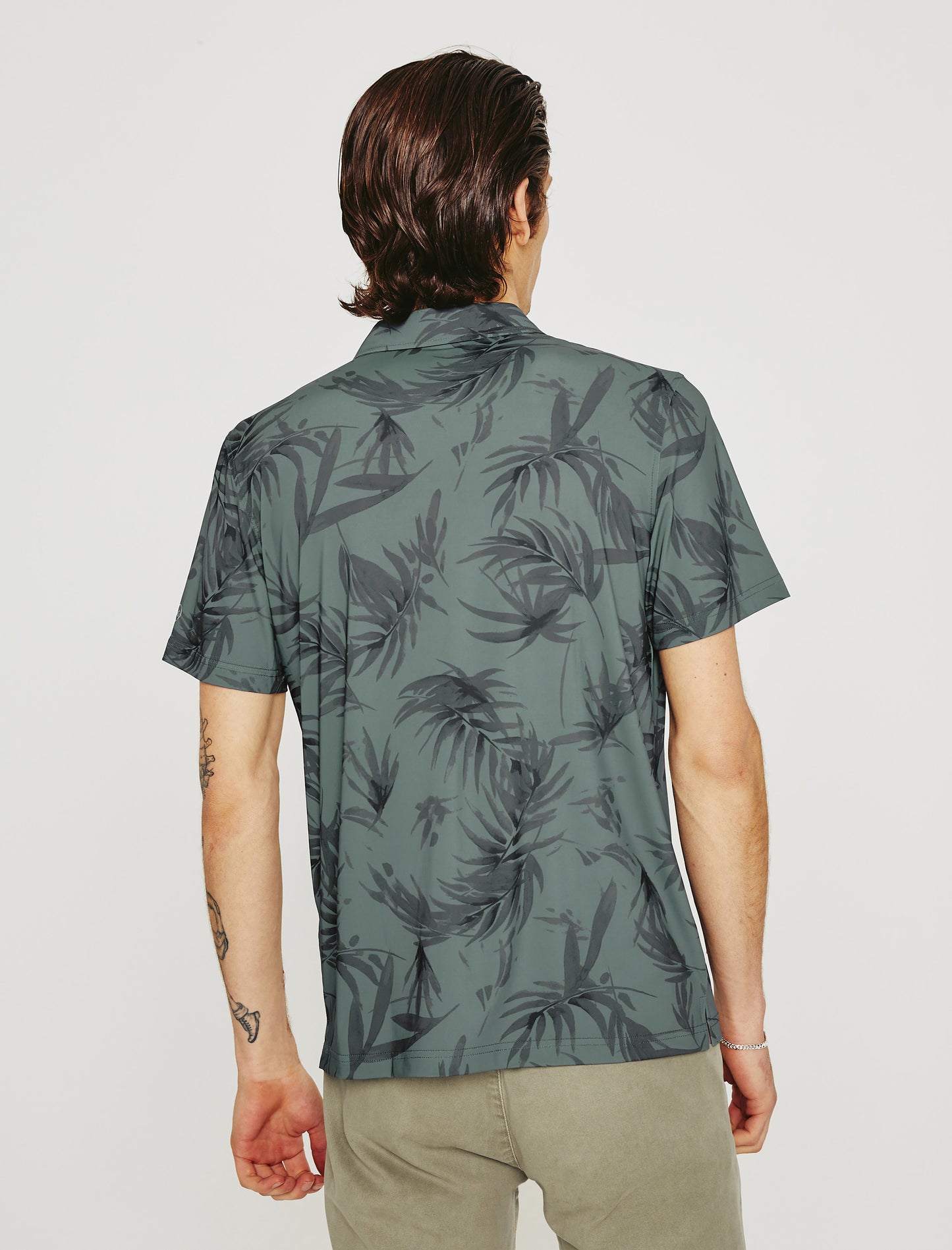 Bryce Polo BREEZE GREEN MULTI Classic Short Sleeve Polo (Performance) Men Top Photo 6