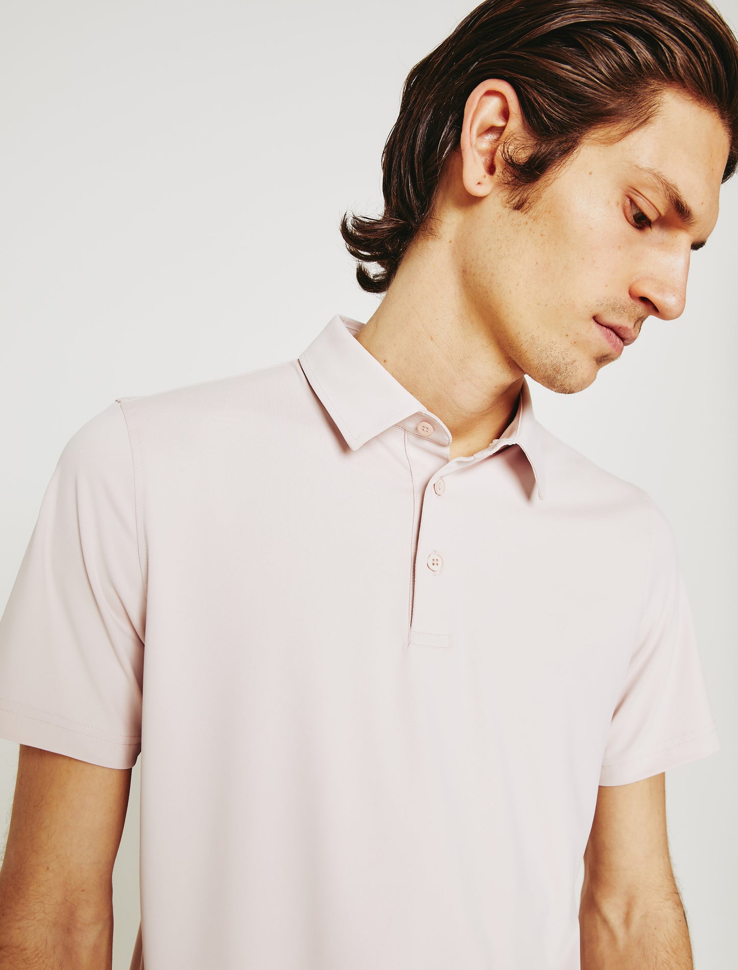 Bryce Polo Vintage Pink Classic Short Sleeve Polo (Performance) Men Top Photo 3