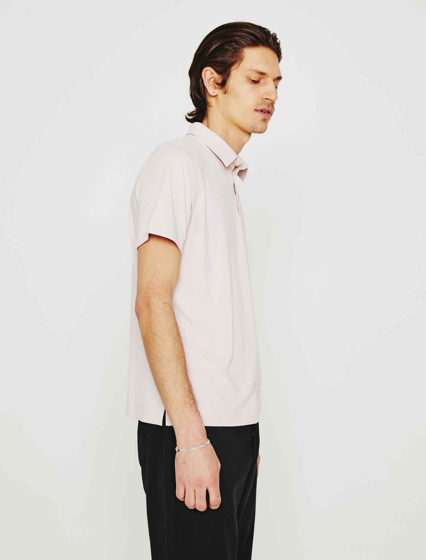 Bryce Polo Vintage Pink Classic Short Sleeve Polo (Performance) Men Top Photo 4