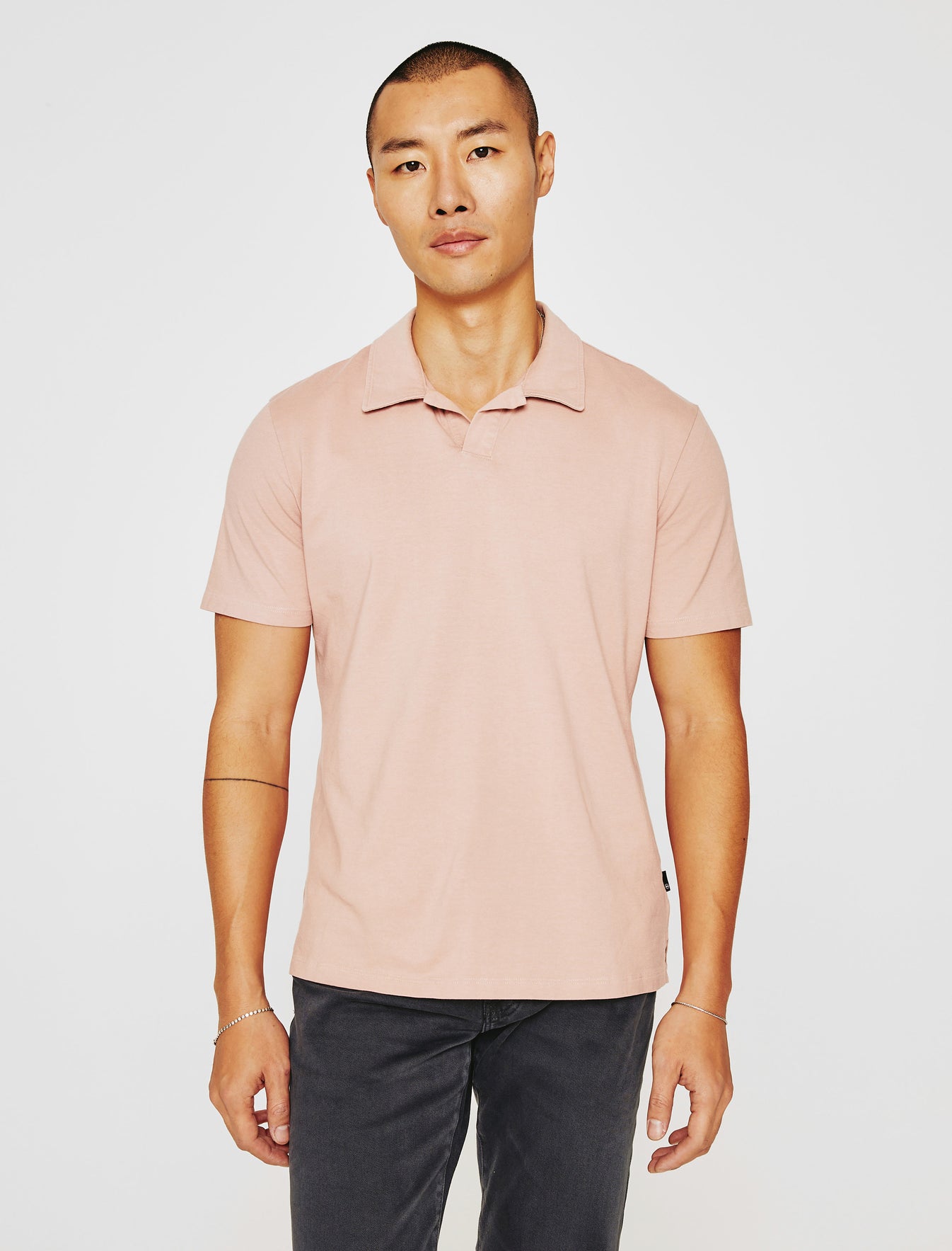 Bryce Johnny Collar Rose Cloud Classic Collar Fit Men Top Photo 1