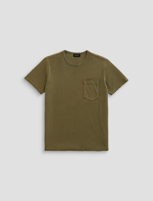 Nick Pocket Tee Heritage Coastal Moss Slim Fit Men Top Photo 9