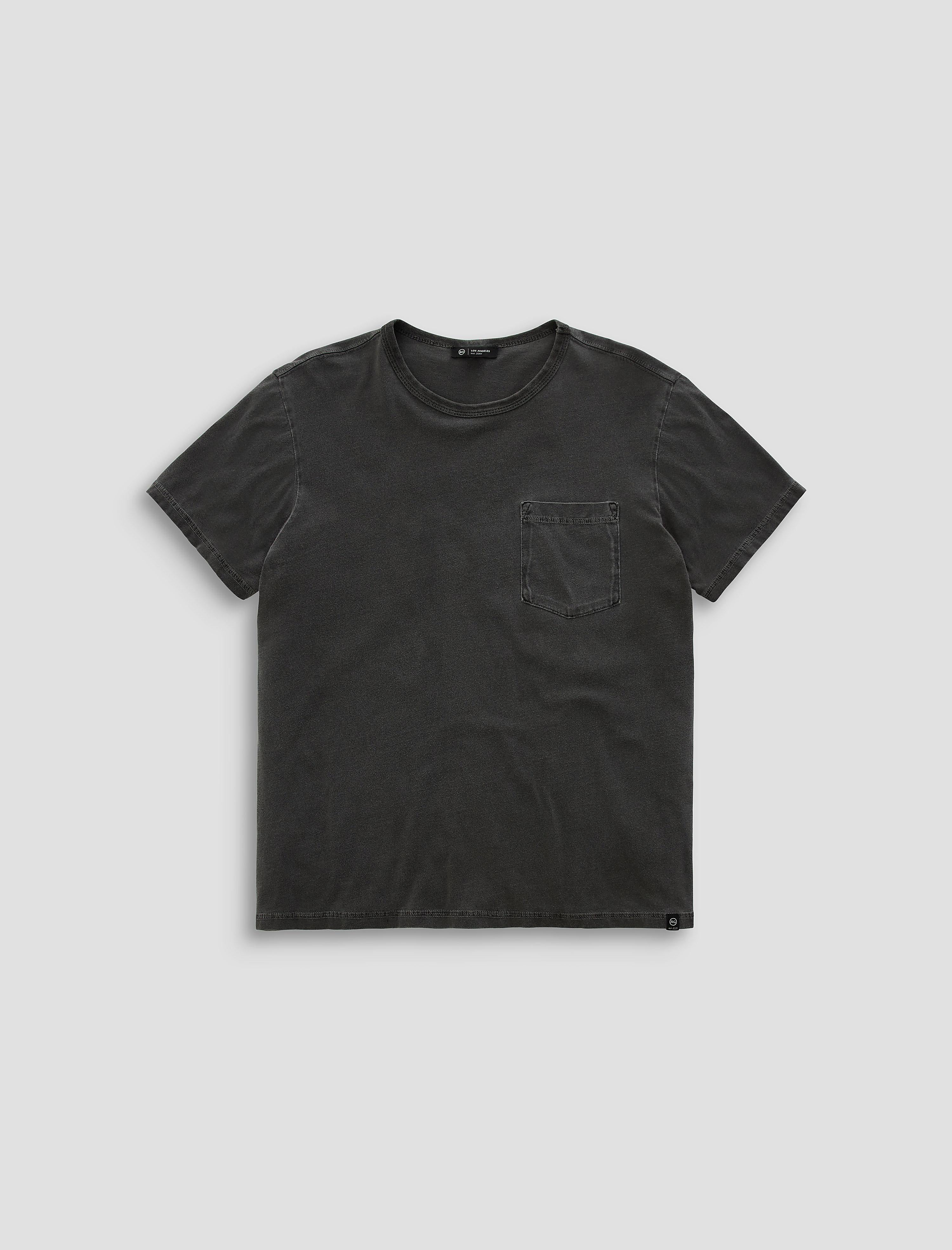 Nick Pocket Tee Heritage Black Slim Fit Men Top Photo 9