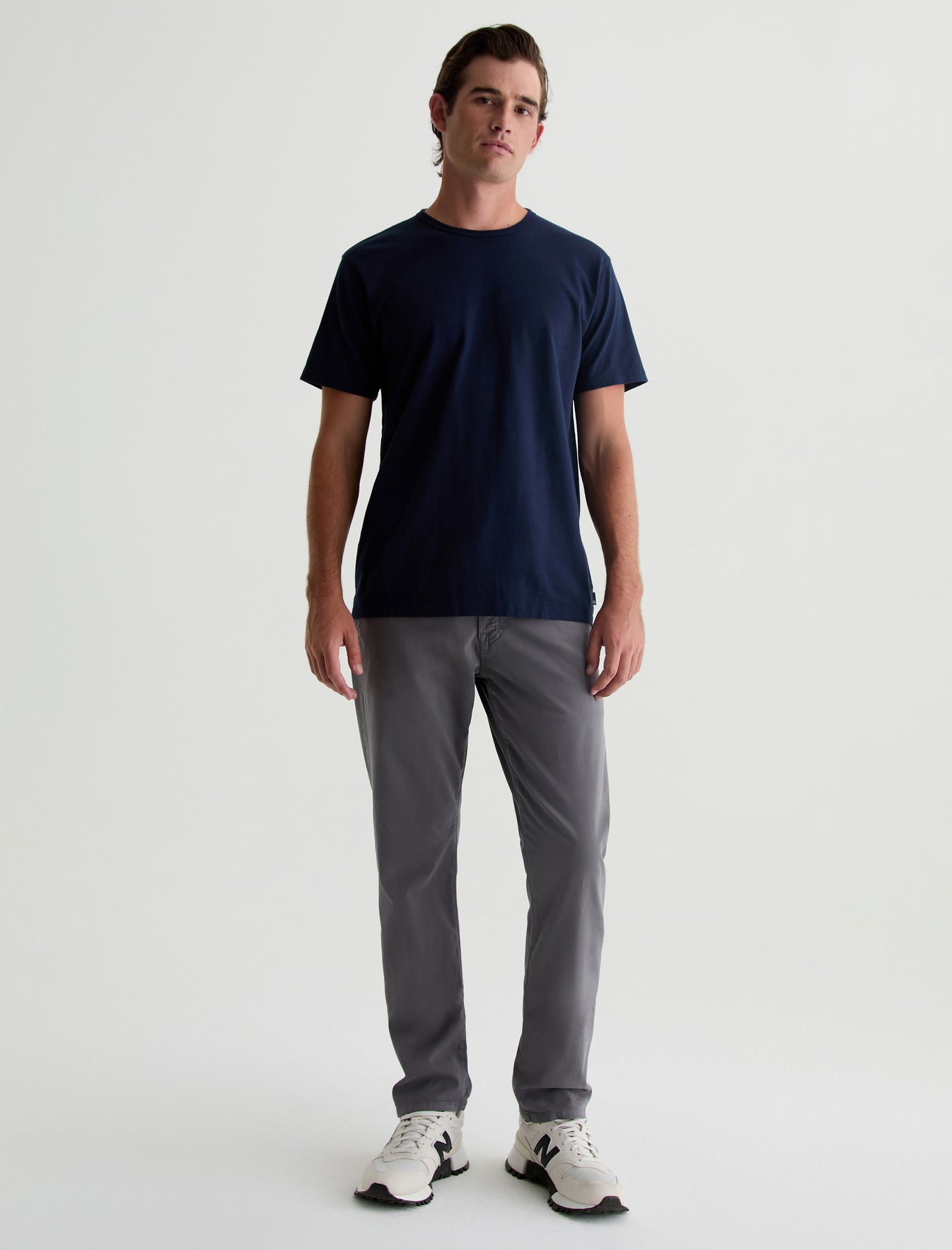 Bryce Crew Deep Navy Classic Fit Short Sleeve Crew Neck T-Shirt Mens Top Photo 4