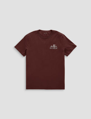 Bryce Crew Joshua Tree Dark Walnut Classic Fit S/S Crew Neck T-Sh Men Top  Photo 9