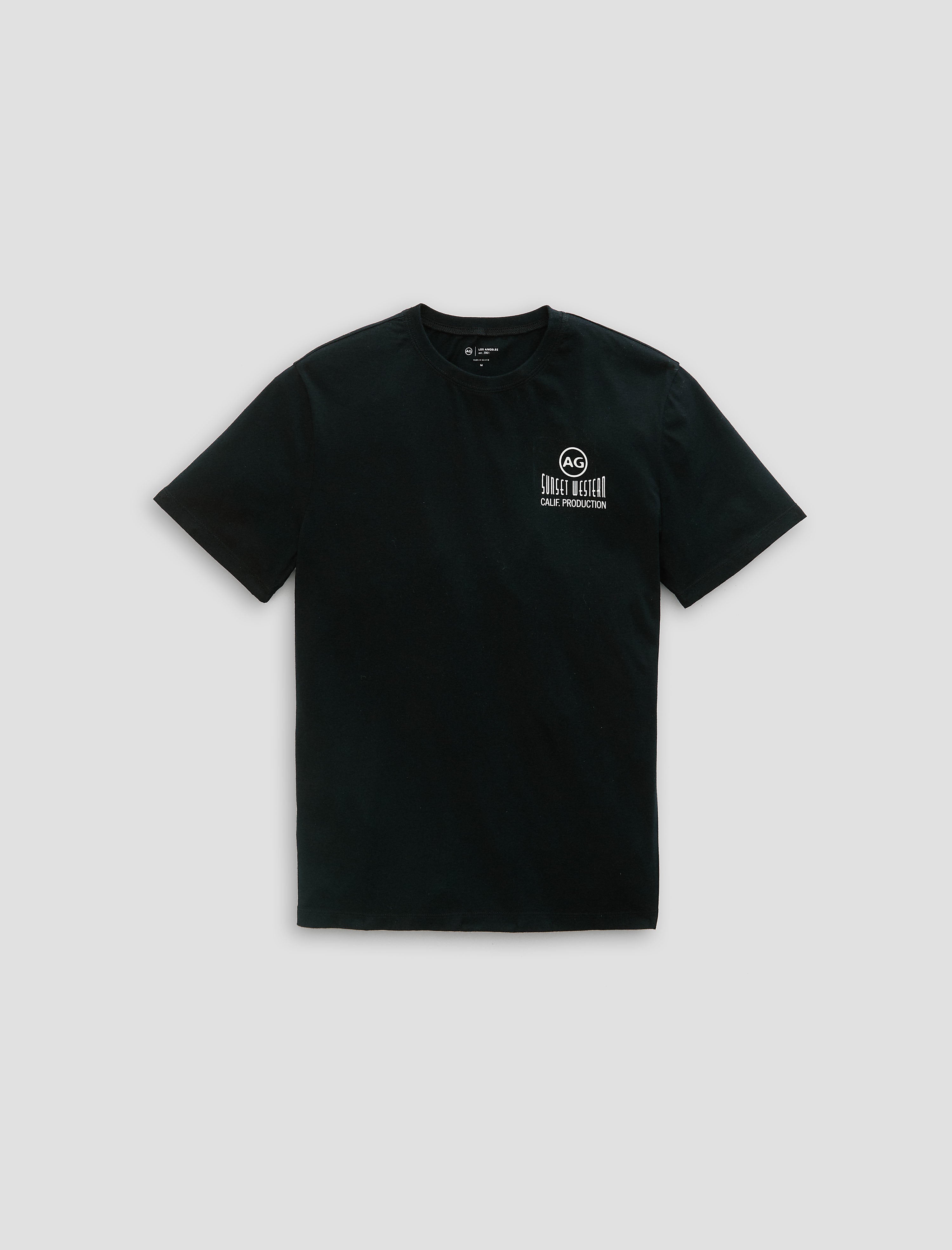 Men Bryce Crew Productions True Black Print at AG Jeans Official Store