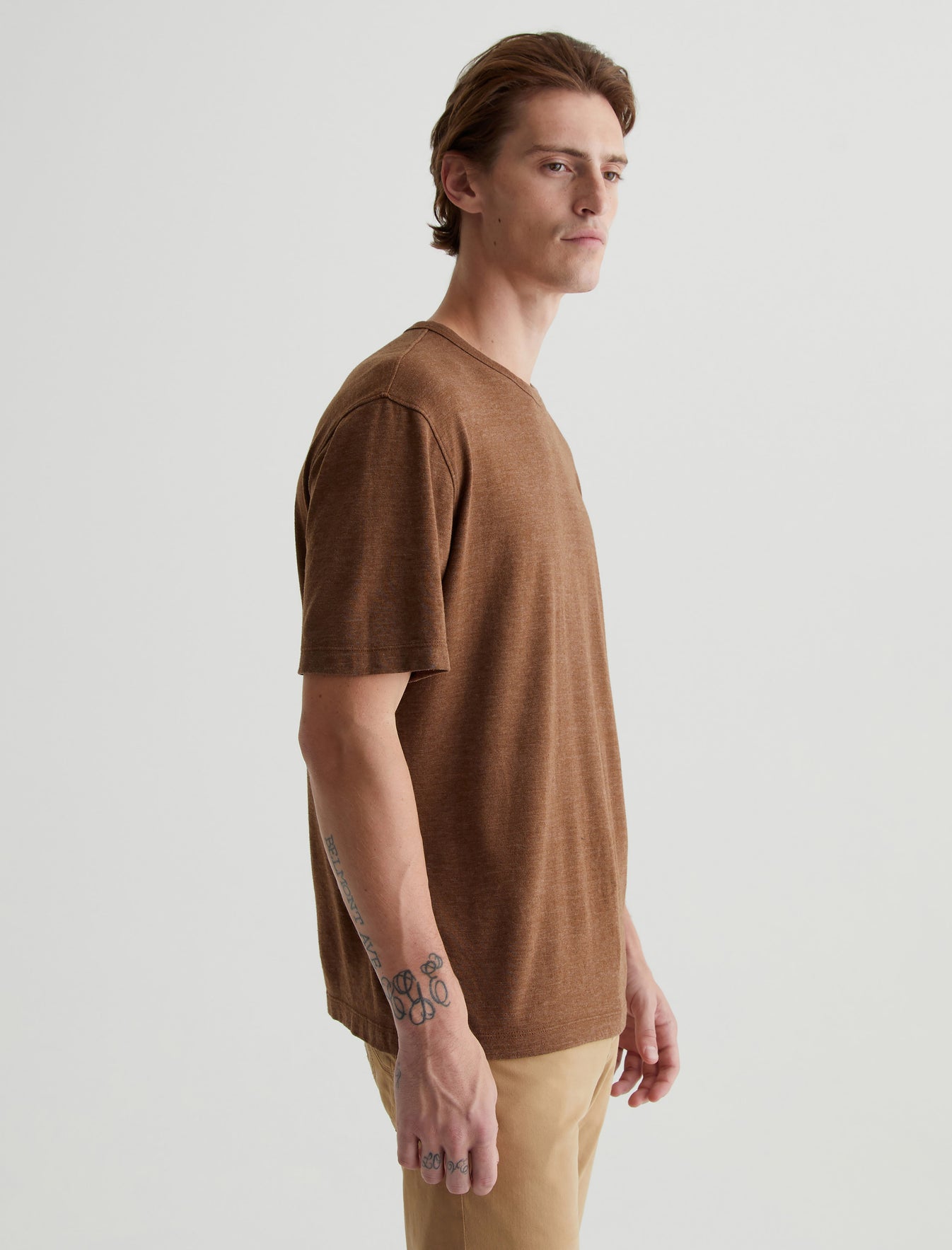 Wesley Crew Spiced Birch Relaxed T-Shirt Photo 2