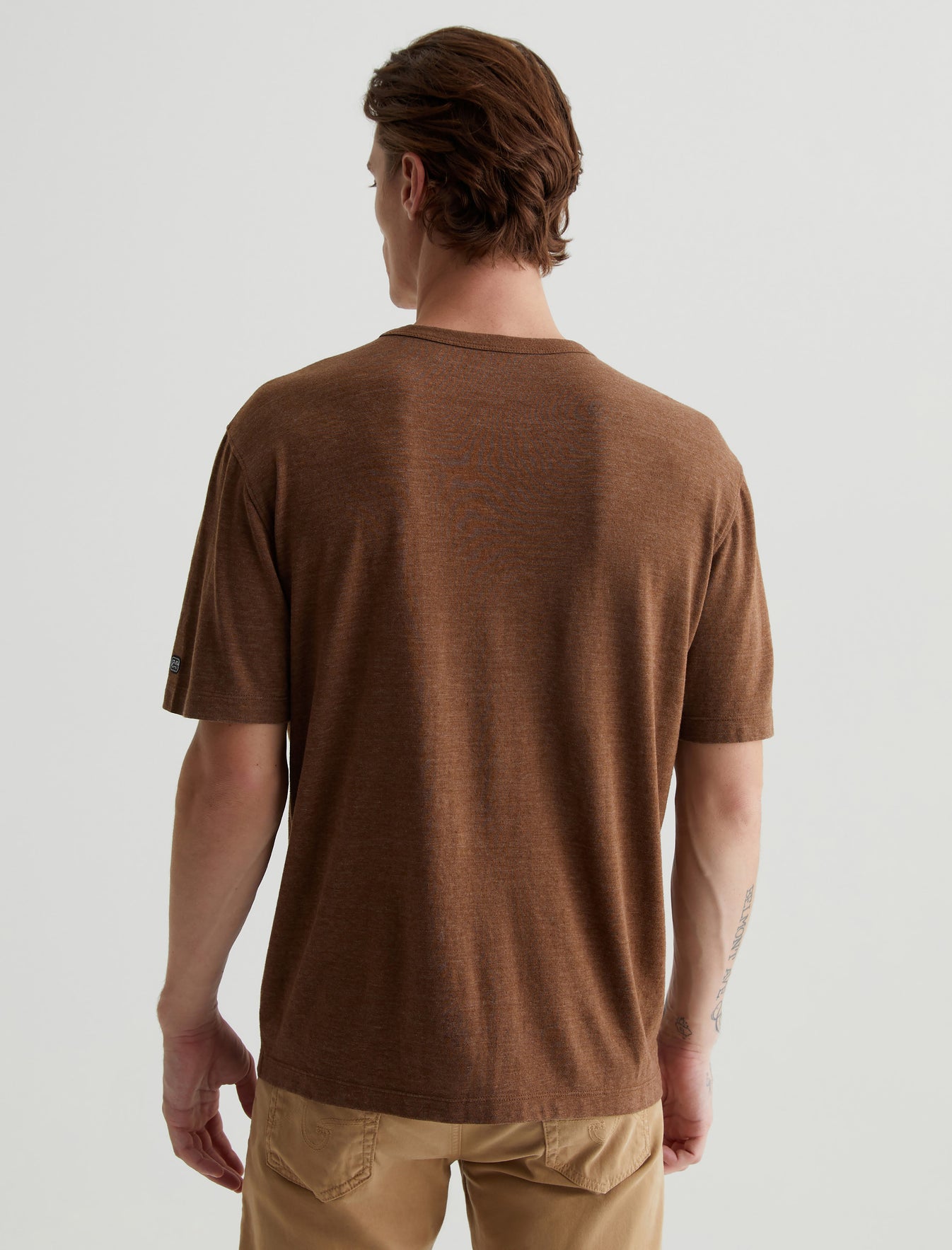 Wesley Crew Spiced Birch Relaxed T-Shirt Photo 6