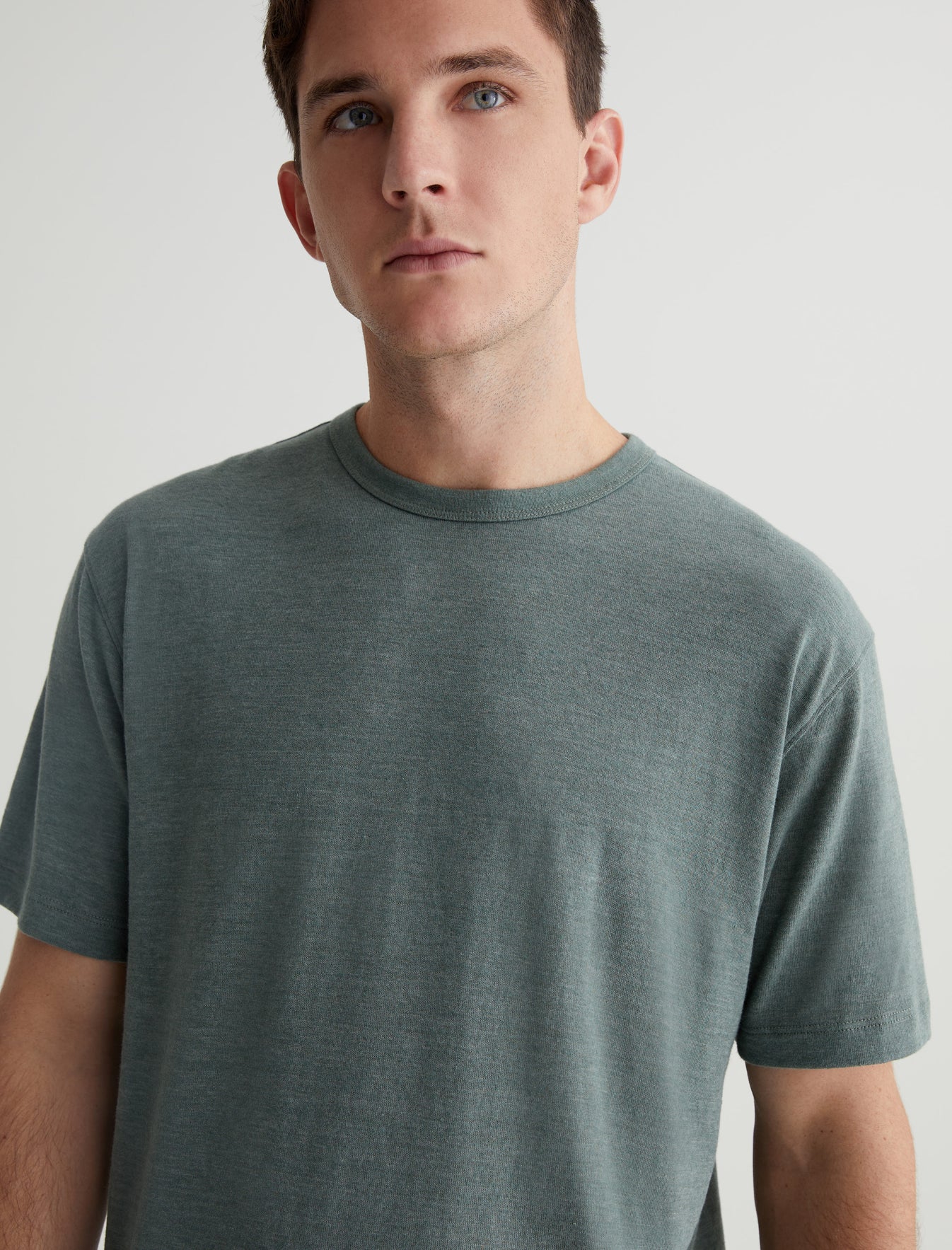 Wesley Crew Thorn Field Relaxed T-Shirt Men Top Photo 3
