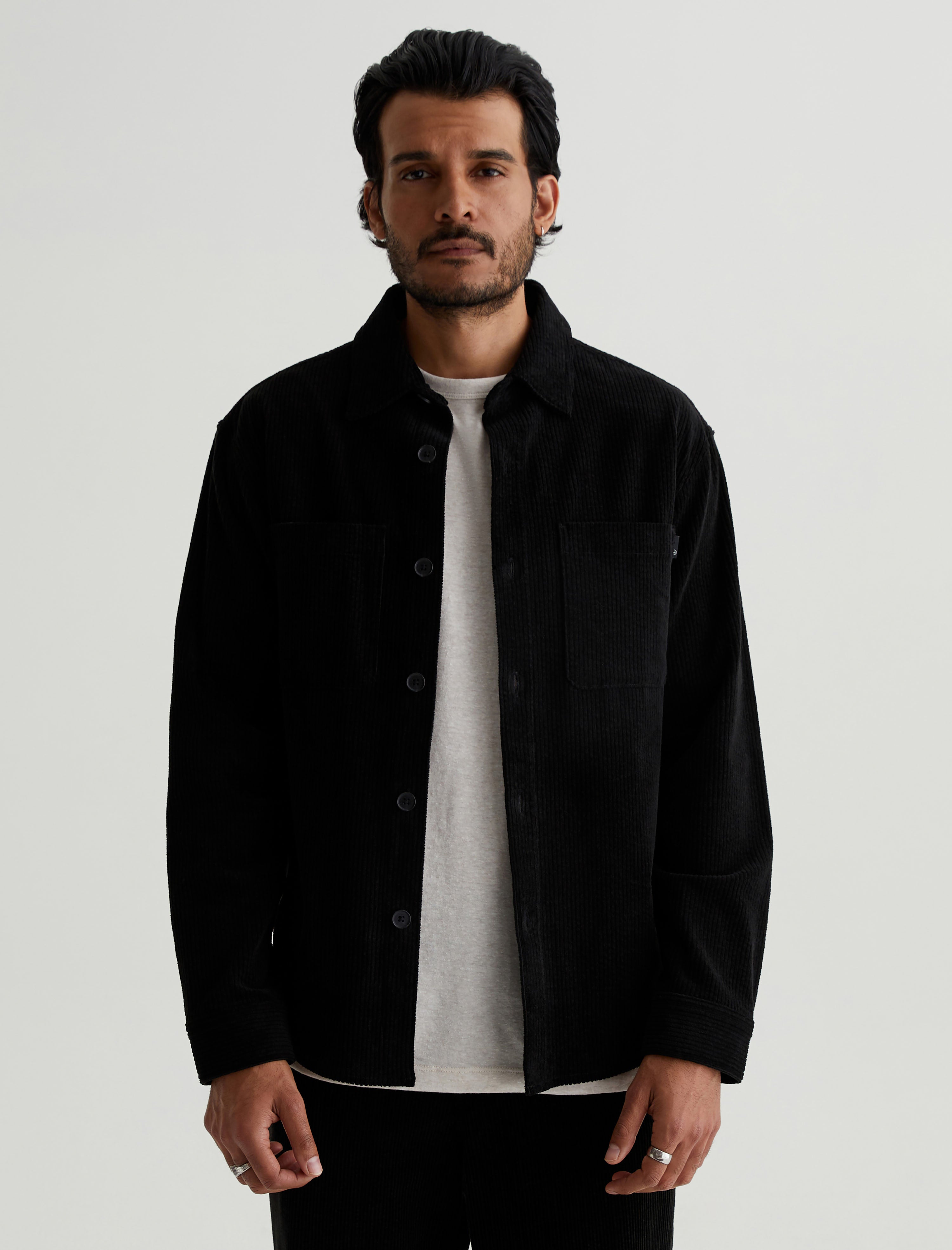 Black Casual Jacket for Men 'The Lord of the Skies' - ID: 43083