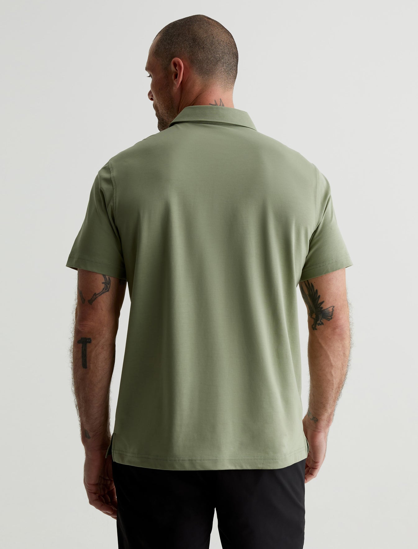 Ace S/S Polo Bonsai Tree Classic Fit Short Sleeve Polo T-Shirt Men Top Photo 7