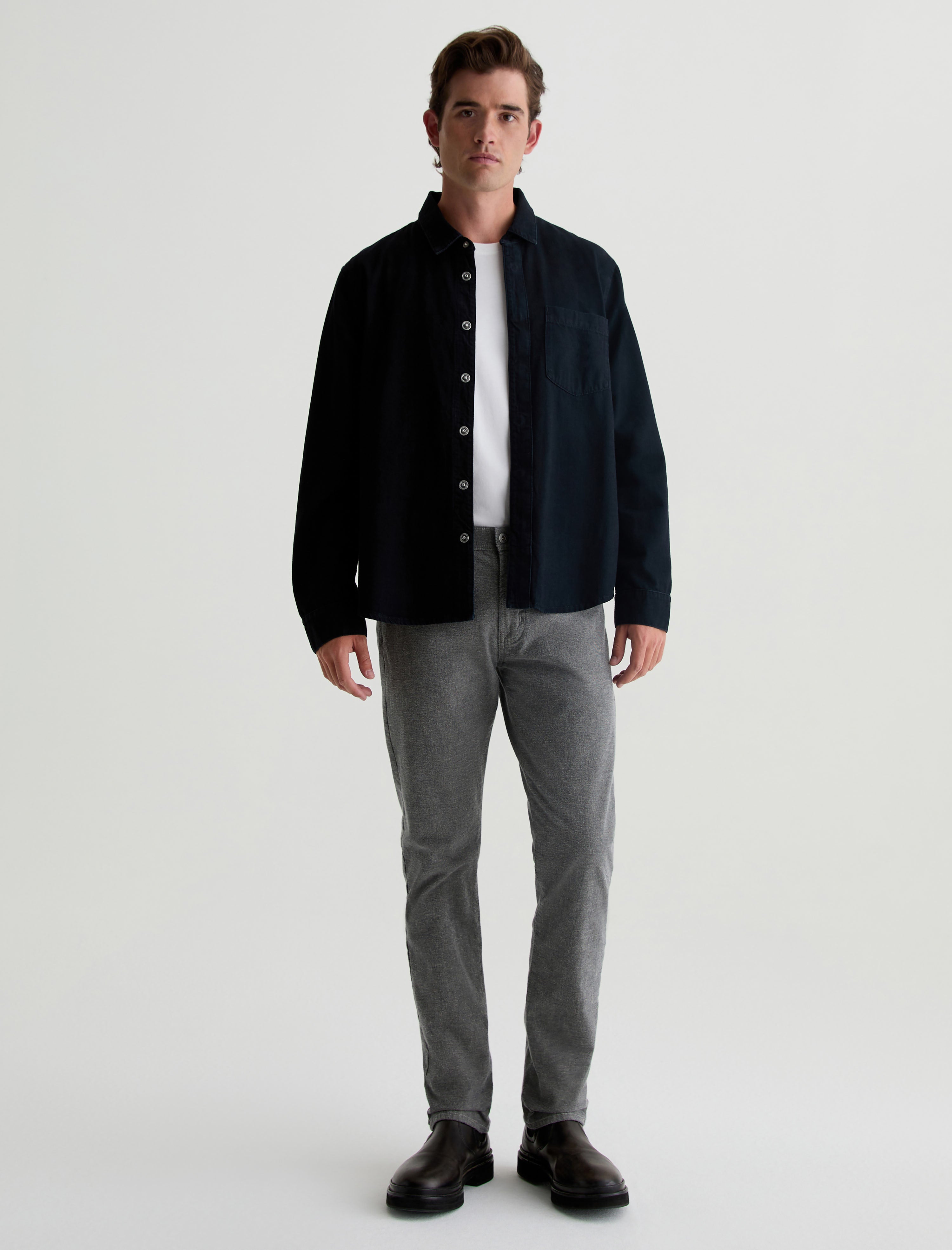 Jaden Shirt Lugano Relaxed Fit Denim Shirt Men Top Photo 1