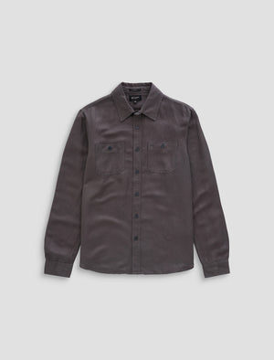 Mason Work Shirt Evening Smoke Classic Fit Mens Tops Photo 9