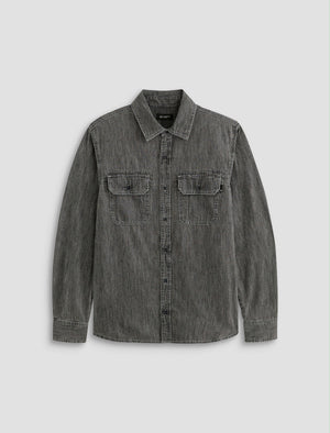 Curtis Work Shirt Aspen Classic Fit Mens Tops Photo 9
