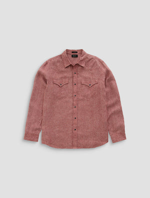 Huston Western Shirt Adobe Clay Relaxed Fit Men Top Photo 9