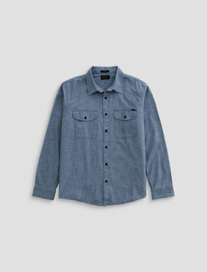 Miller Cpo Shirt Channel Sky Relaxed Fit Men Top Photo 9