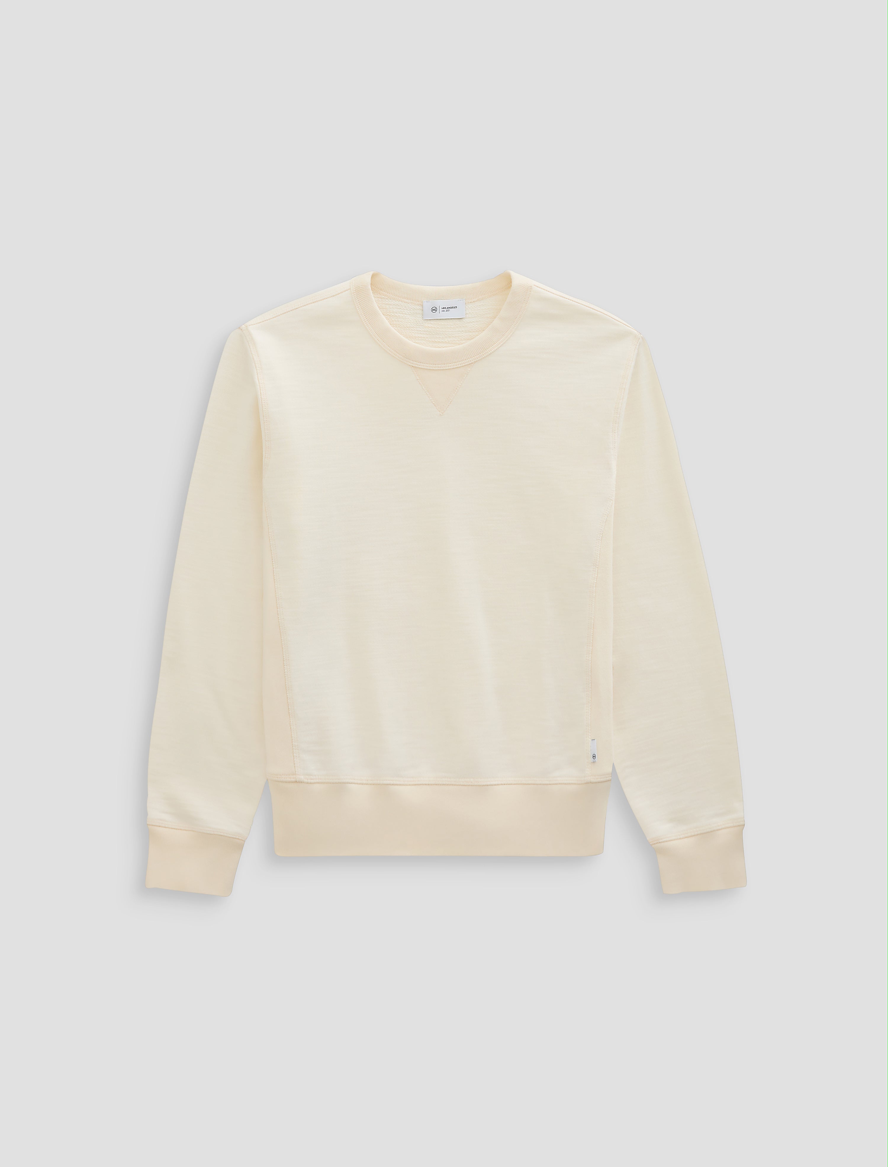 Men Ethan Zip Sweatshirt Ivory Dust at AG Jeans Official Store