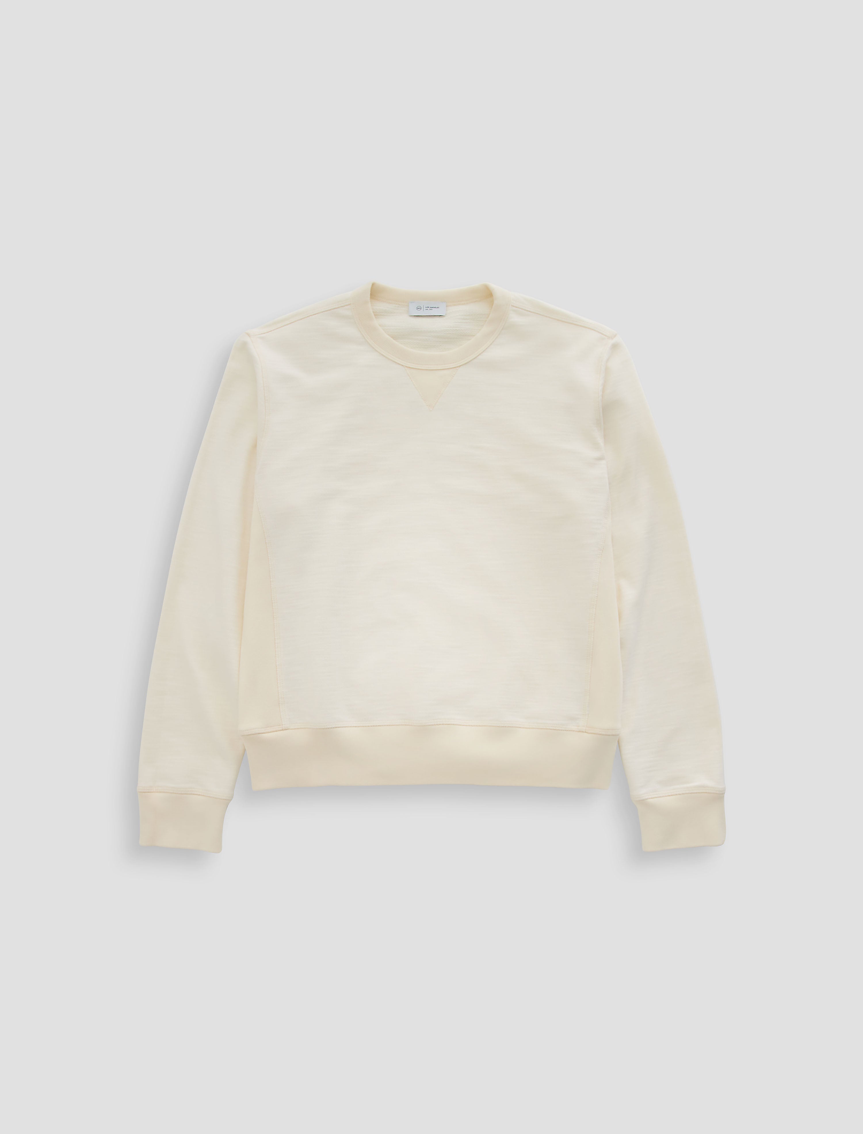 Blake Crew Sweatshirt Ivory Dust Classic Fit Men Top Photo 9