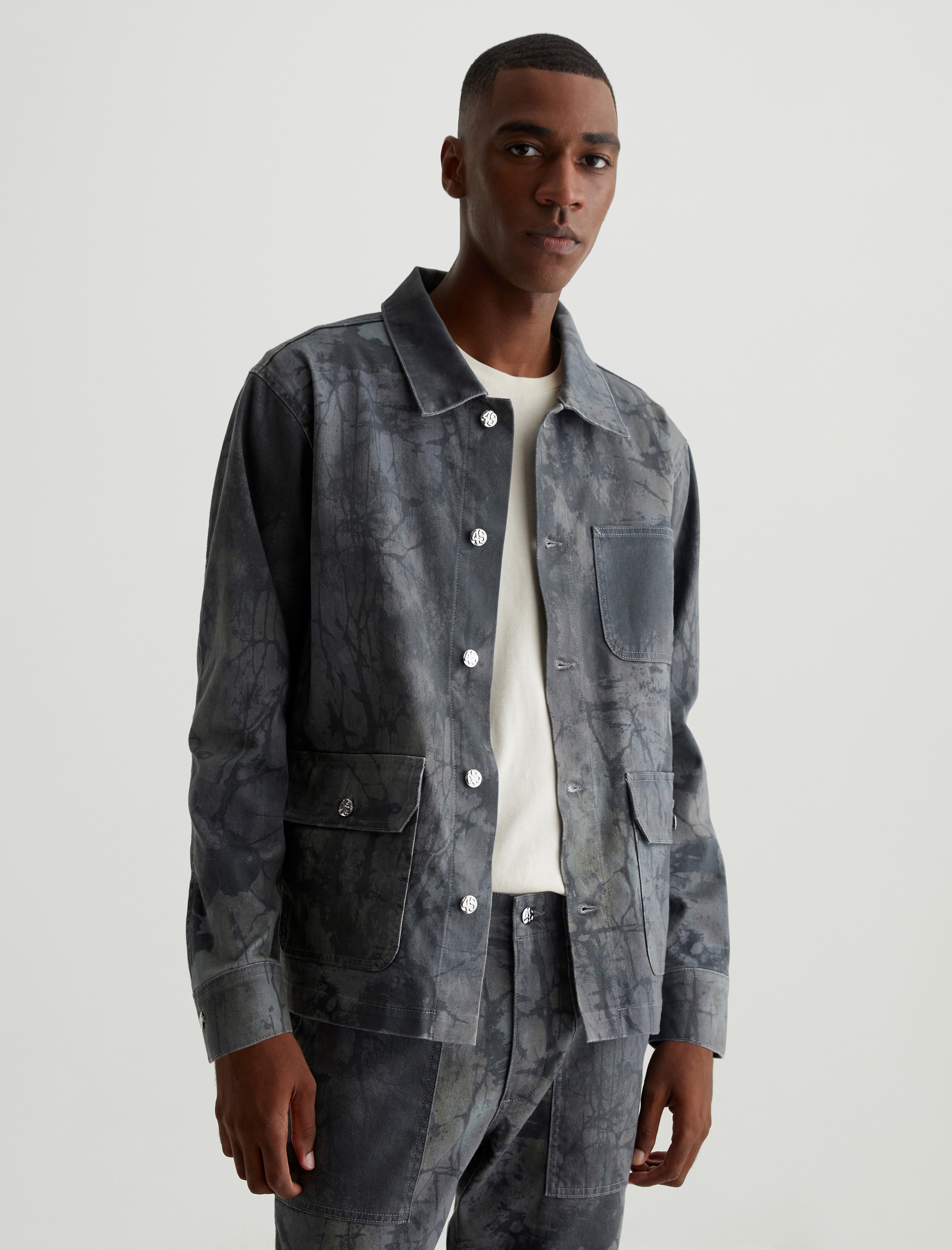 Kirin Jacket Twilight Wood Classic Fit Chore Jacket Men Top Photo 1