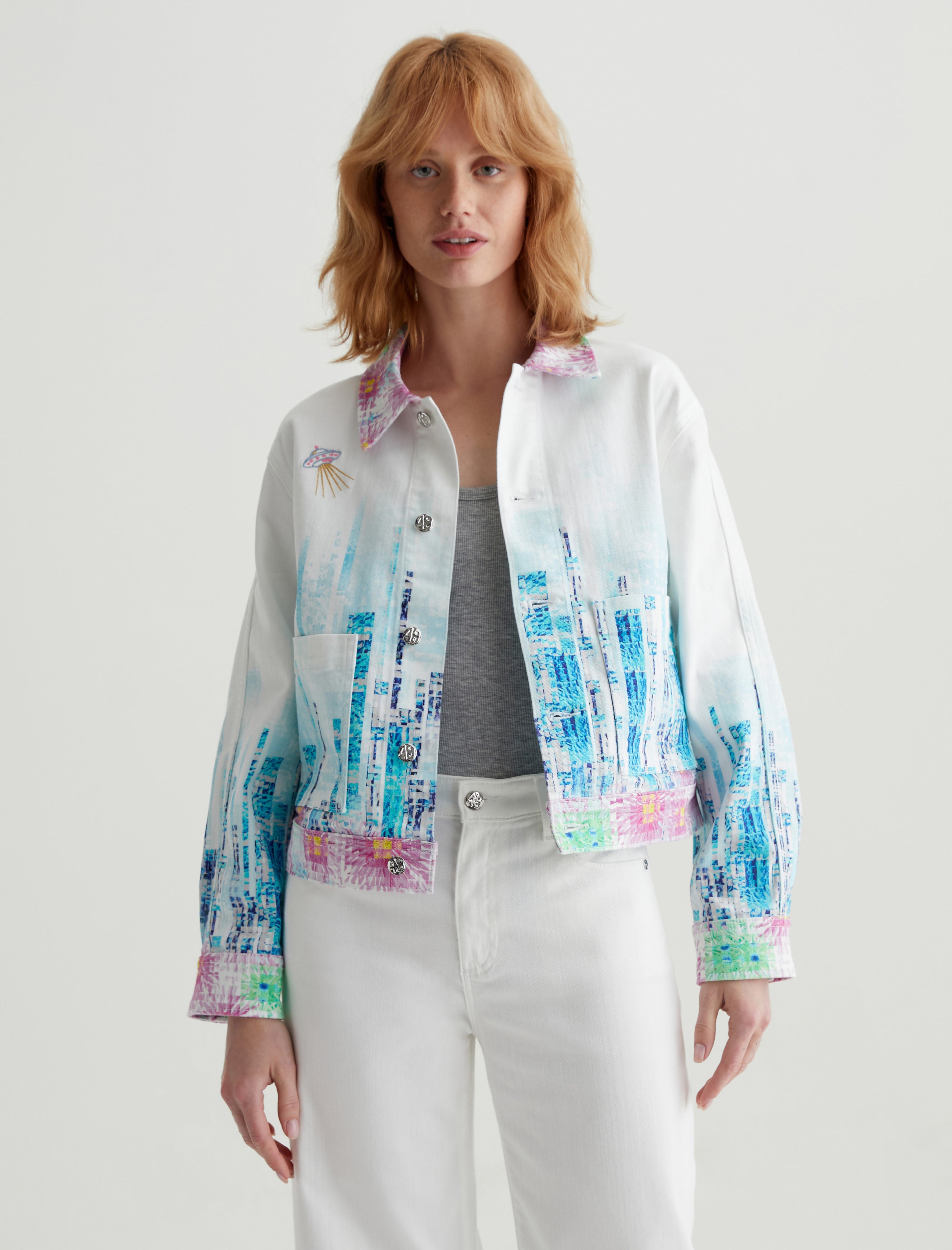 Genni Jacket Cityview Cropped Utility Jacket Women Top Photo 1