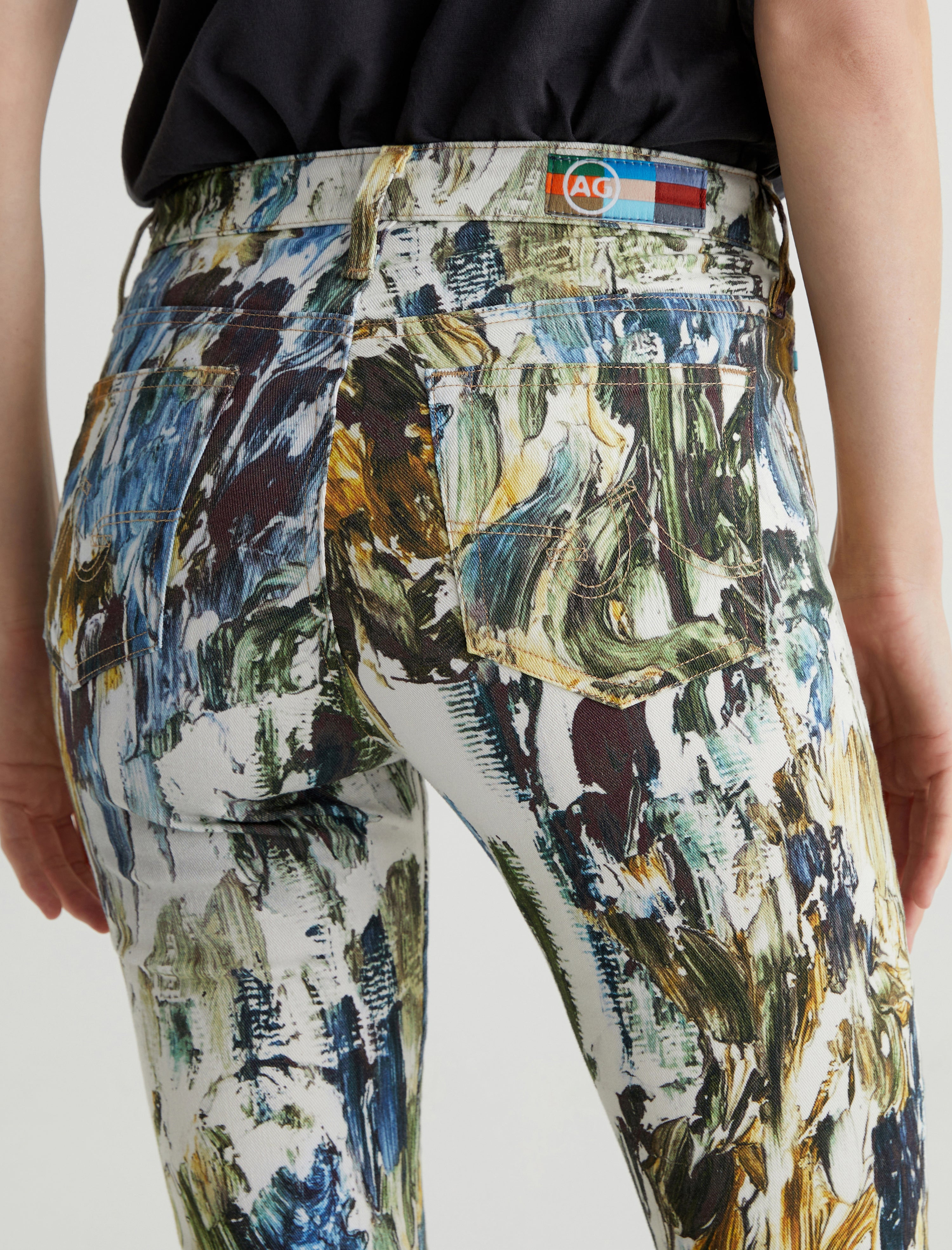 Farrah Boot Abstract Desert Art Project Mid-Rise Fit Women Bottom Photo 6