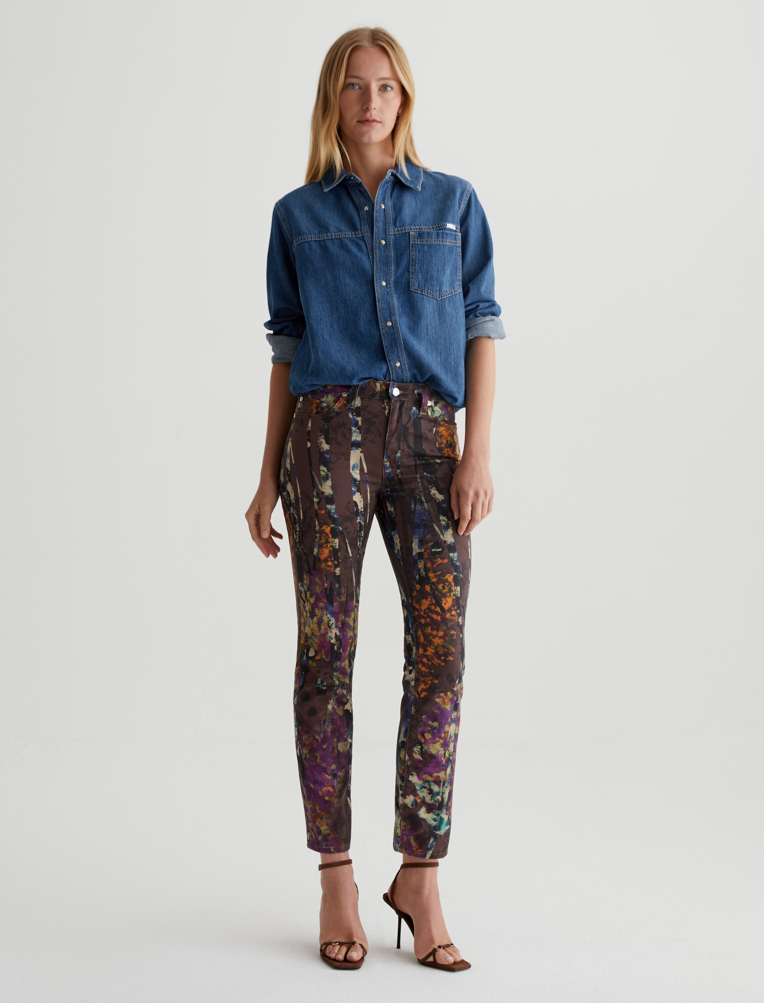 Mari Under The Sea Art Project Mid-Rise Slim Straight Women Bottom Photo 1