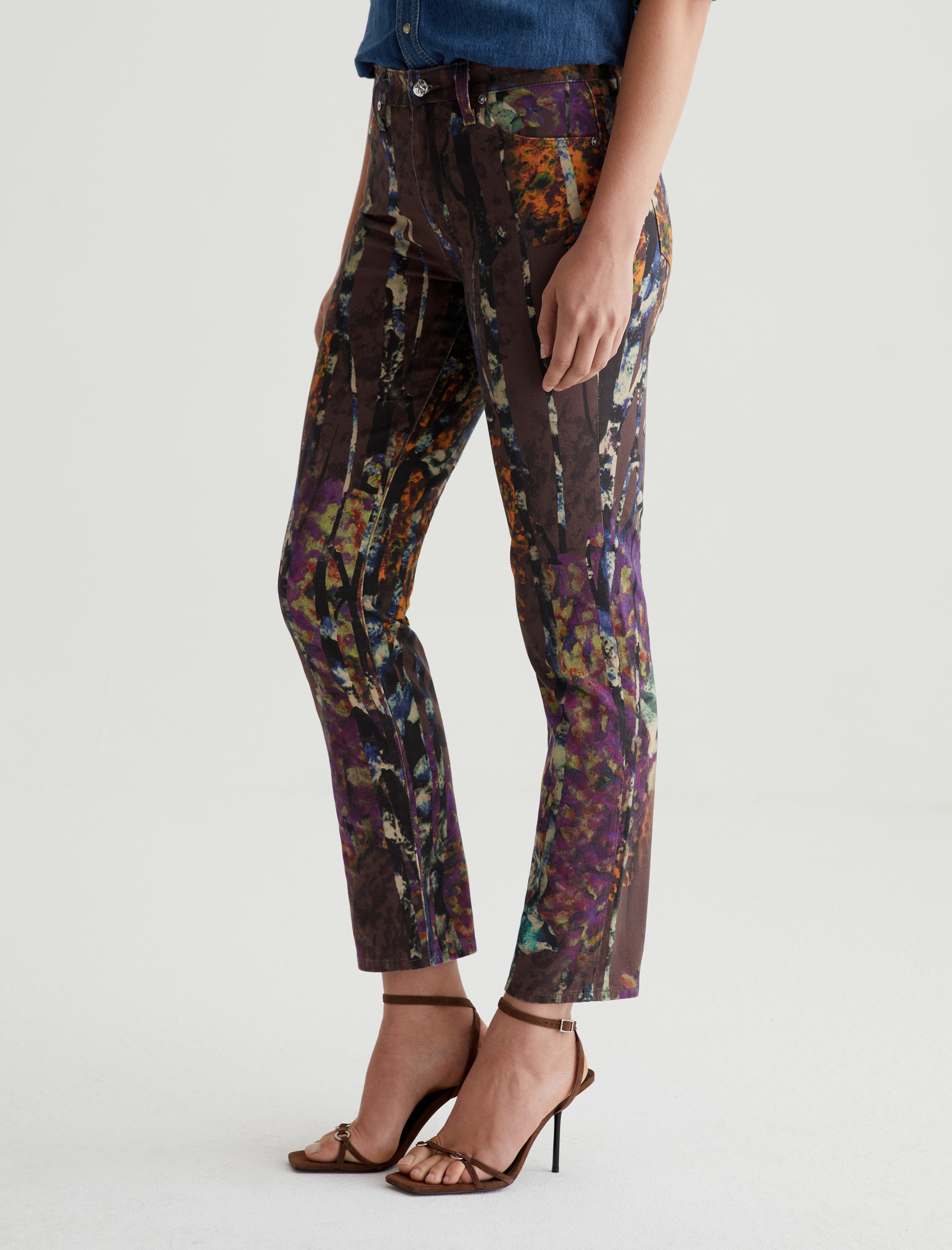 Mari Under The Sea Art Project Mid-Rise Slim Straight Women Bottom Photo 5