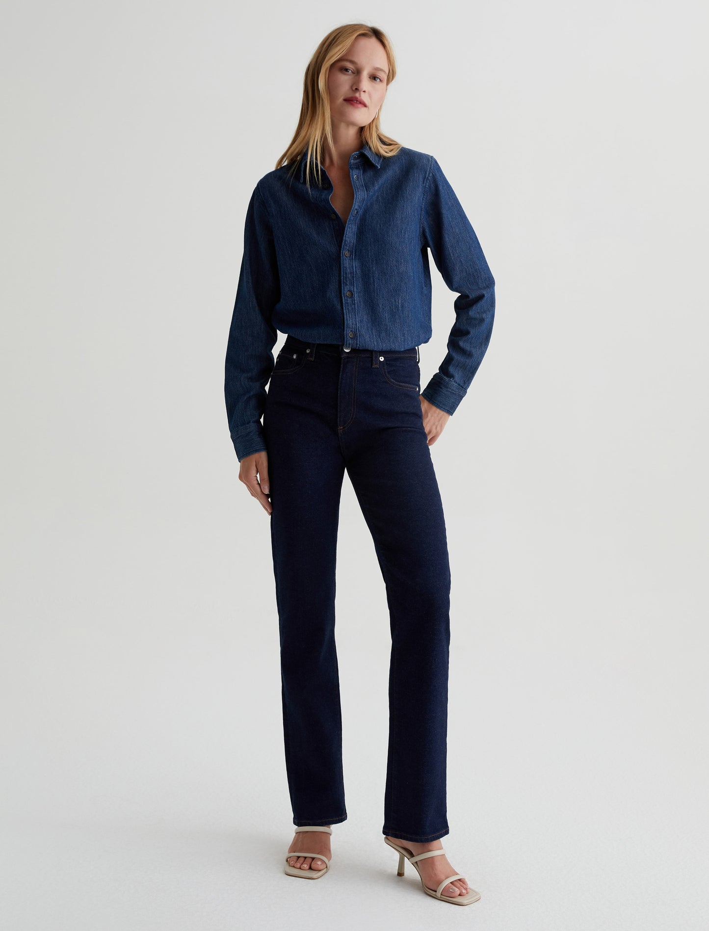 Elena Ambroeus Classic Fit Long Sleeve Button Women Top Photo 4
