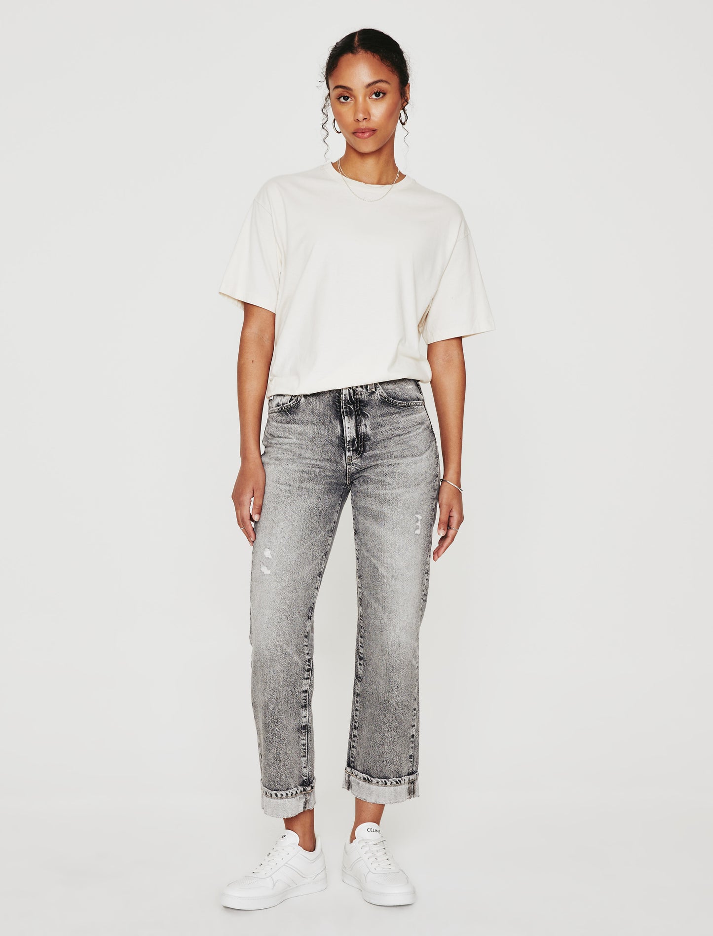 Alexxis Crop Moonscape Destructed Vintage Straight Women Bottom Photo 1