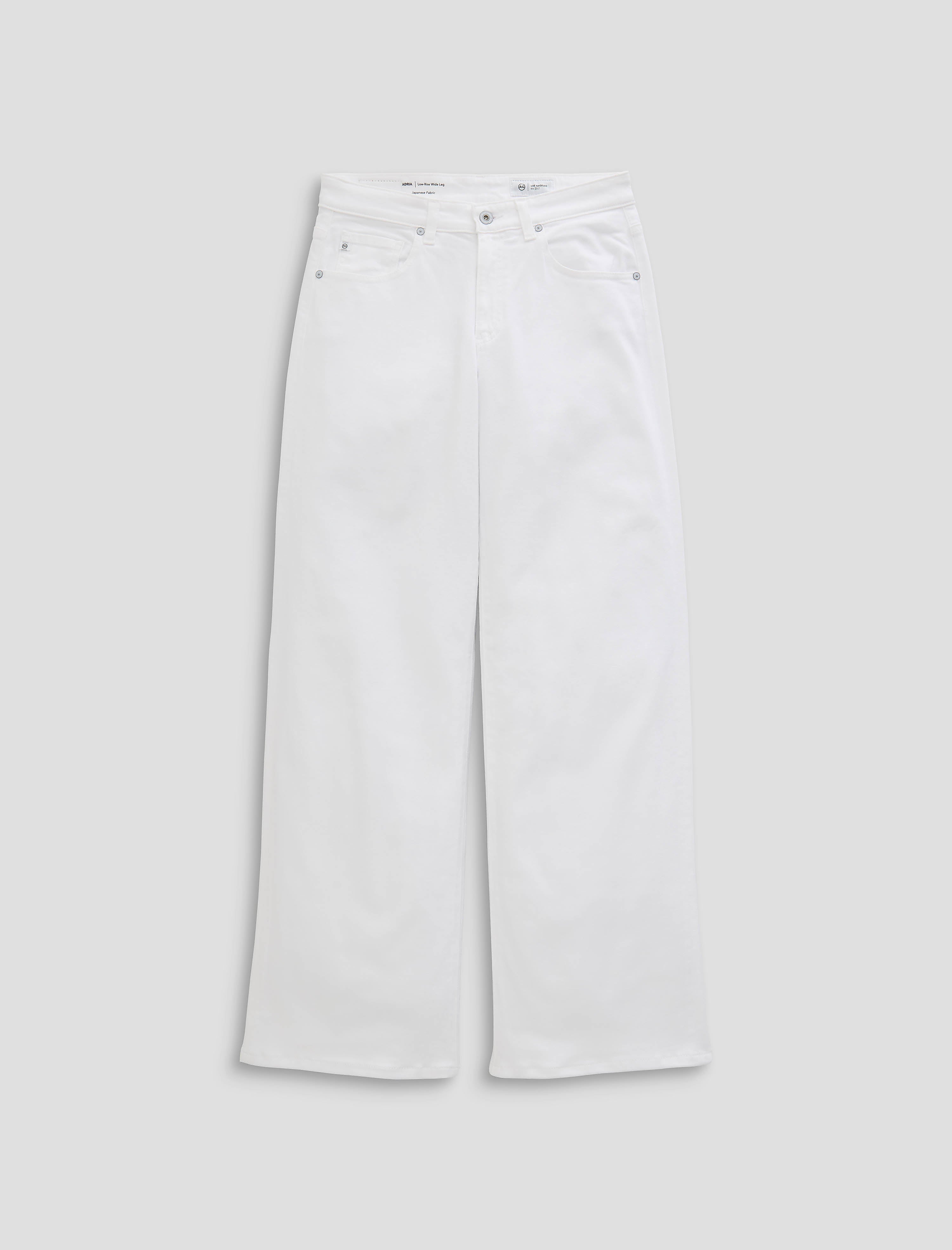 Adria Gallery White Low-Rise Wide Leg Women Bottom Photo 9