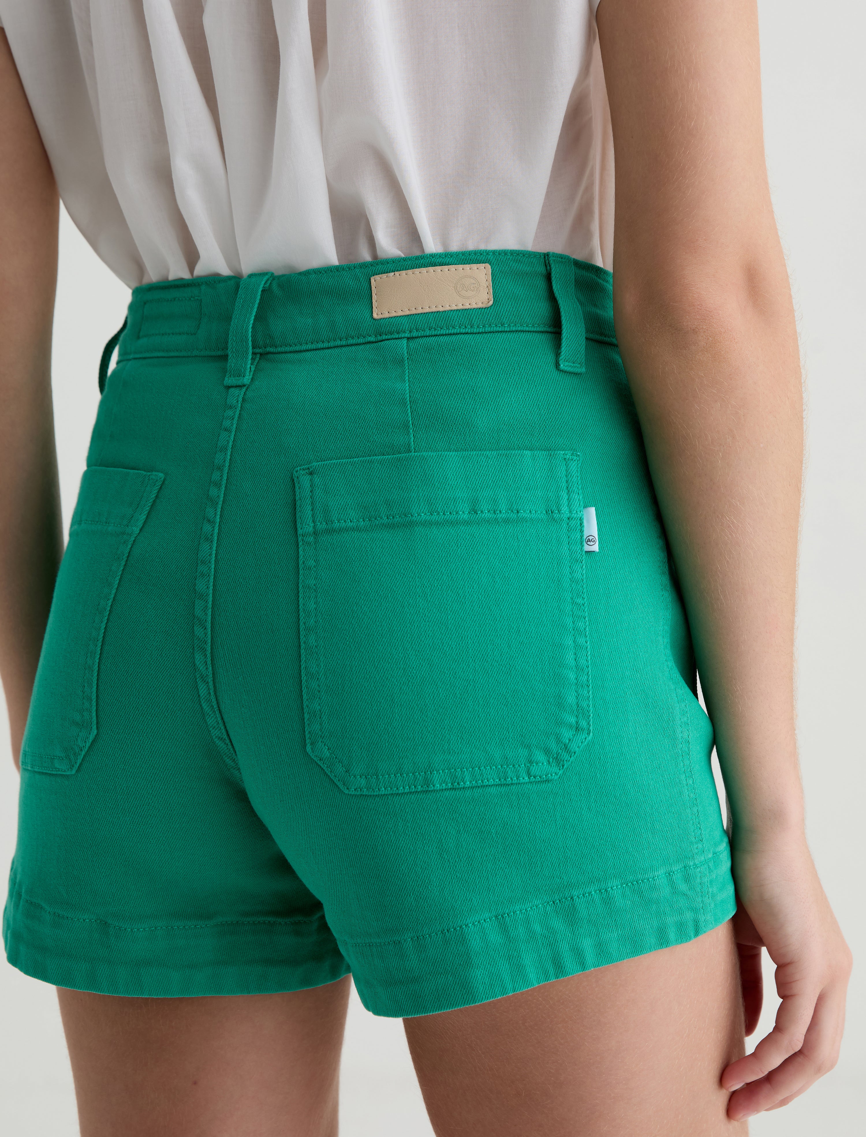 Daisy Short Kelly Green Patch Pocket Short Women Bottom Photo 6
