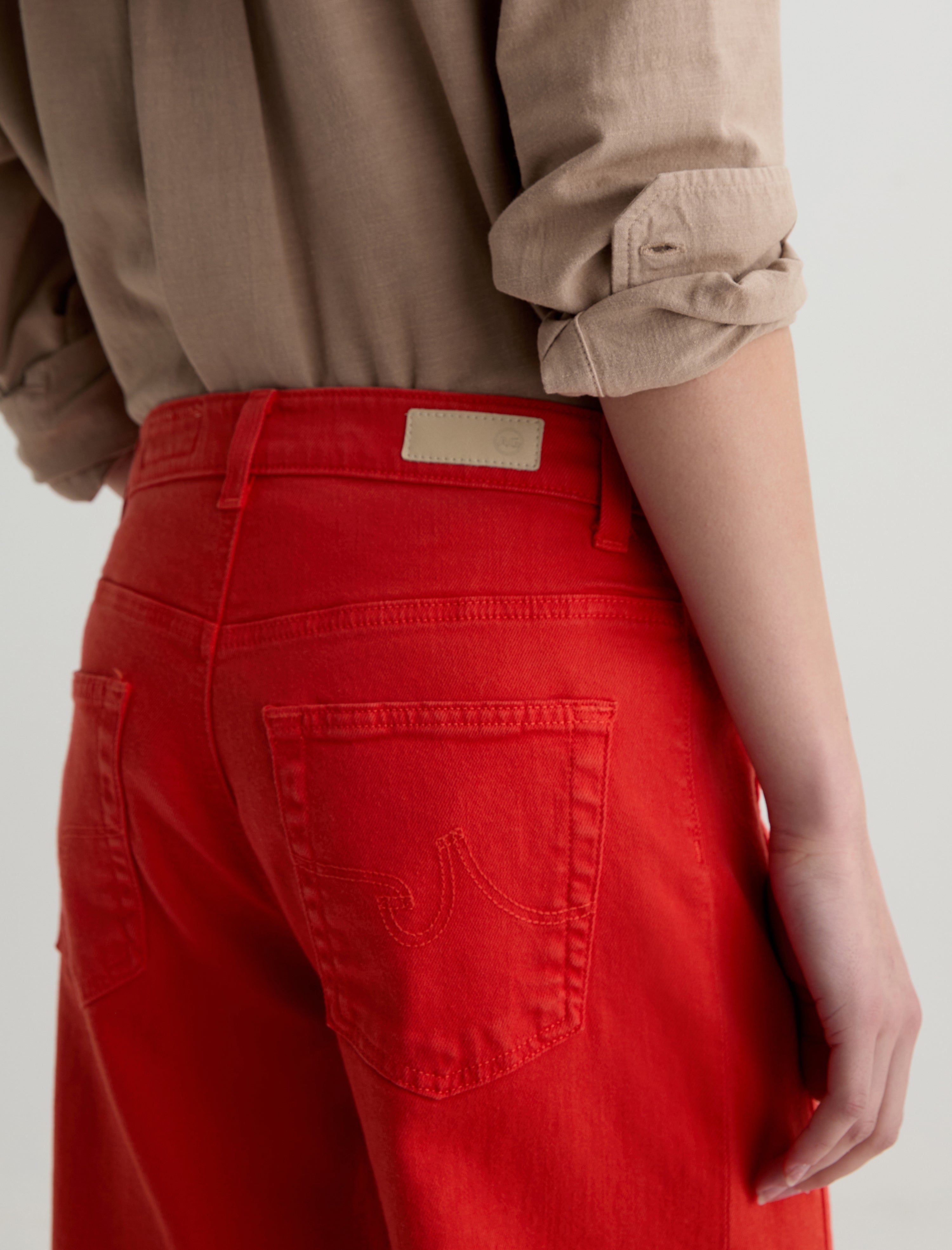 Saige Wide Leg Crop Tabasco Mid-Rise Fit Women Bottom Photo 6