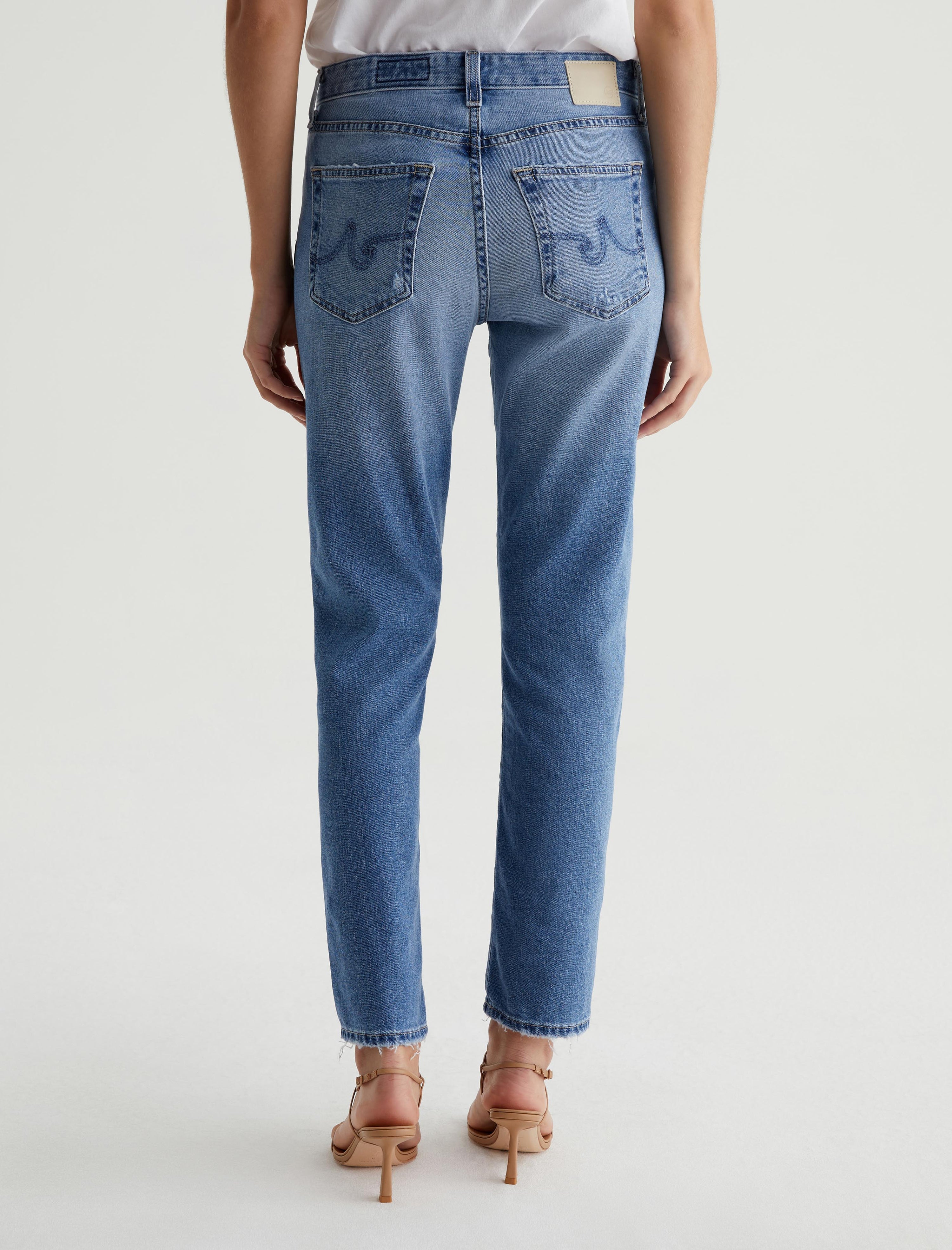 Ex-Boyfriend Slim 19 Years Laguna AG-ed Slouchy Slim Fit Denim Women Bottom Photo 7