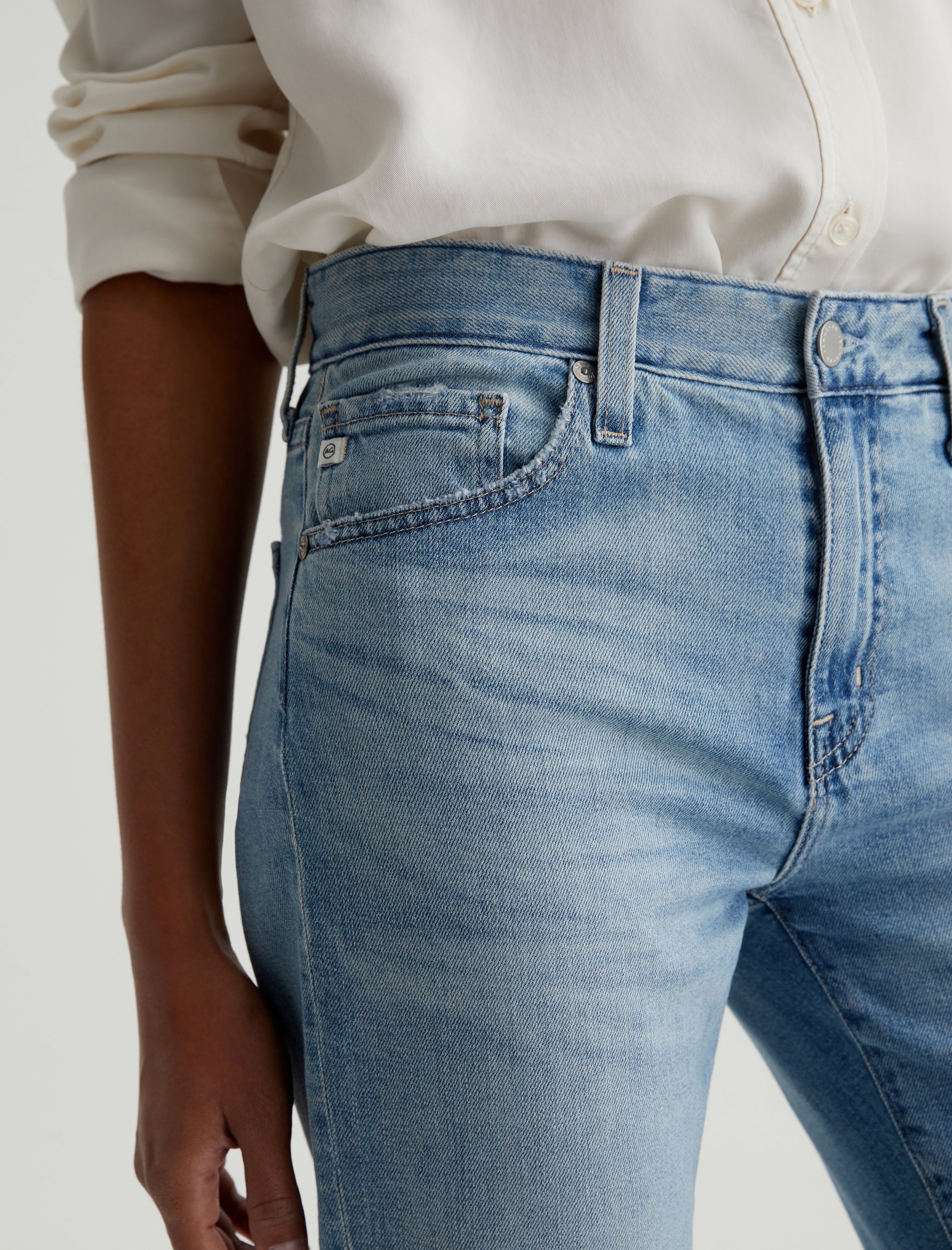 Ex Boyfriend Aries Destructed Slouchy Slim Women Bottom Photo 3