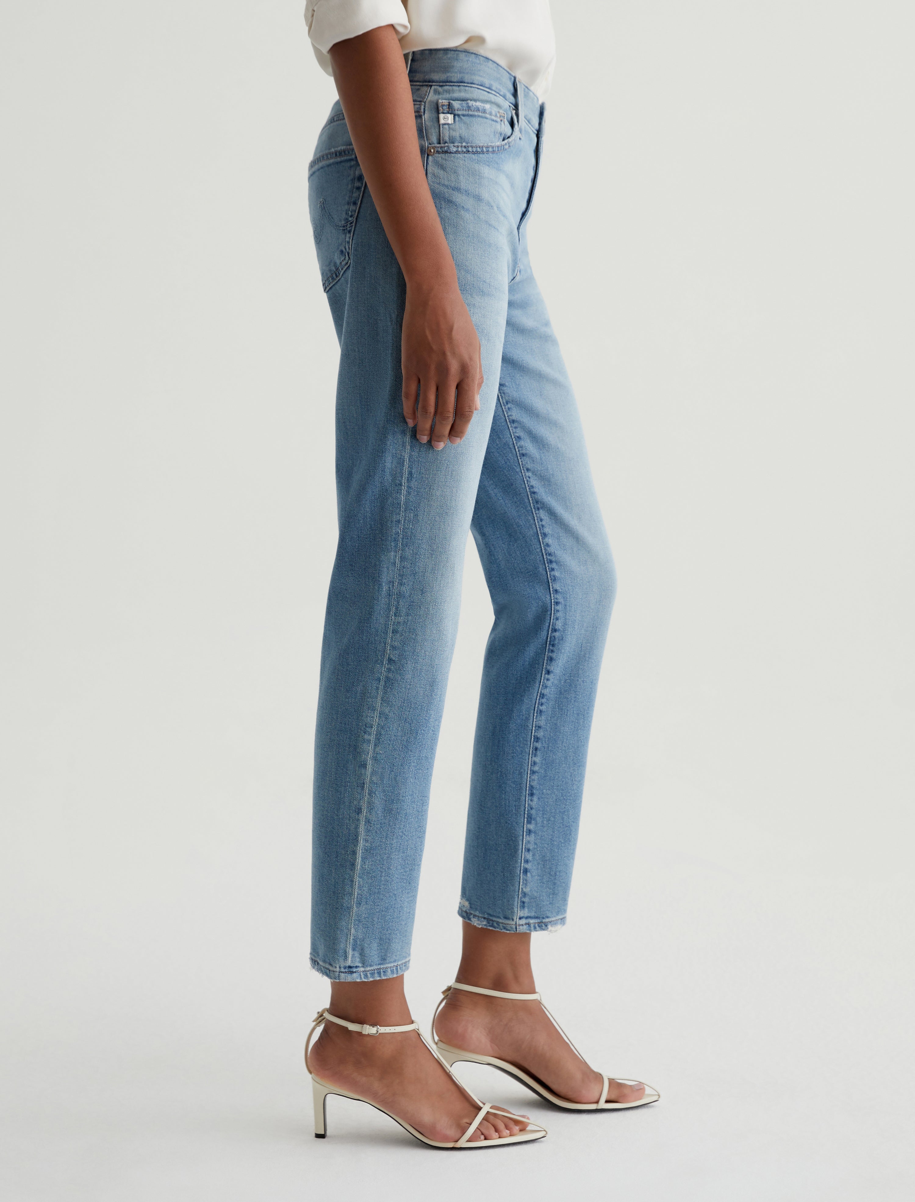 Ex Boyfriend Aries Destructed Slouchy Slim Women Bottom Photo 4