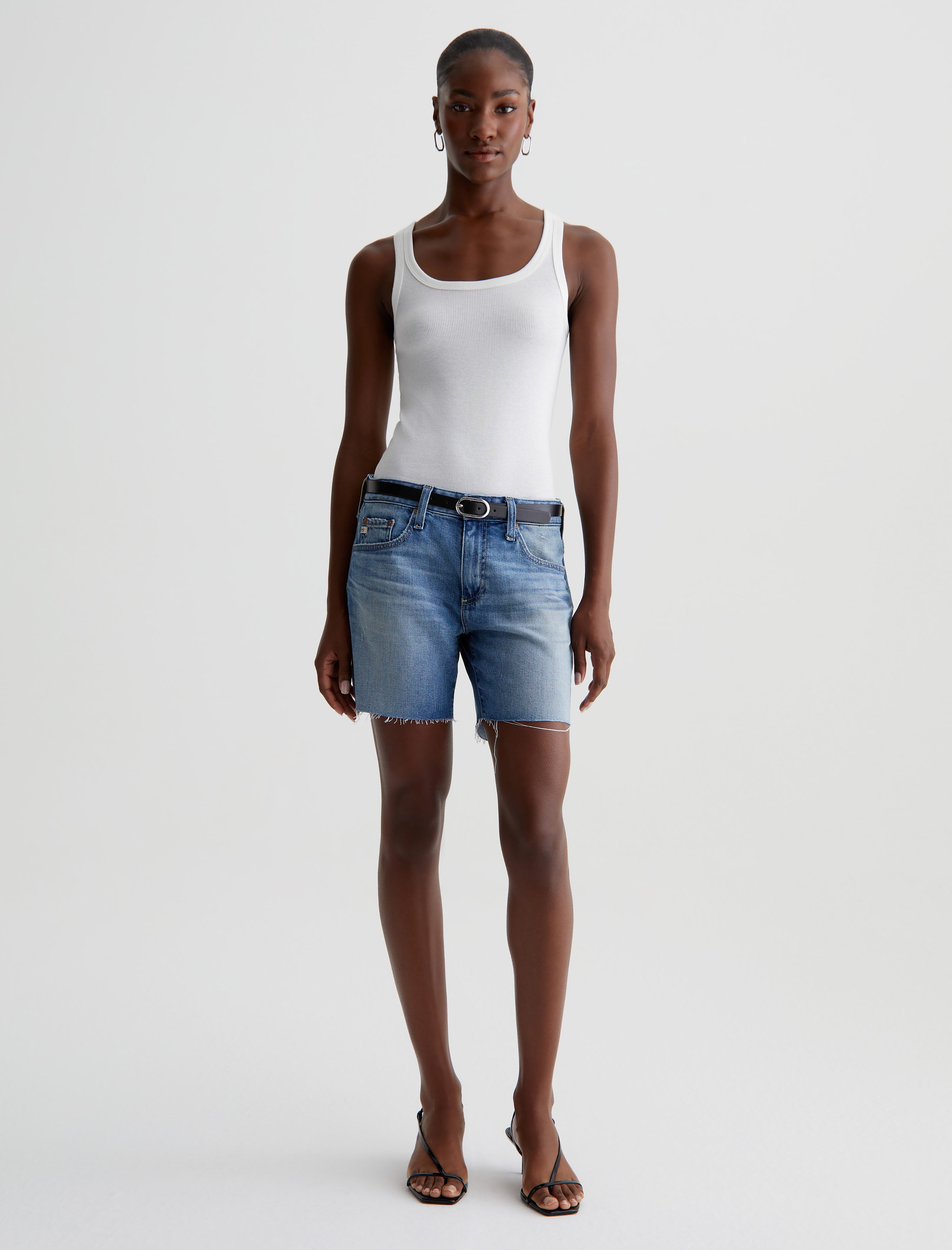 Becke Short 16 Years Soaring AG-ed™ Relaxed Slim Denim Short Women Bottom Photo 1