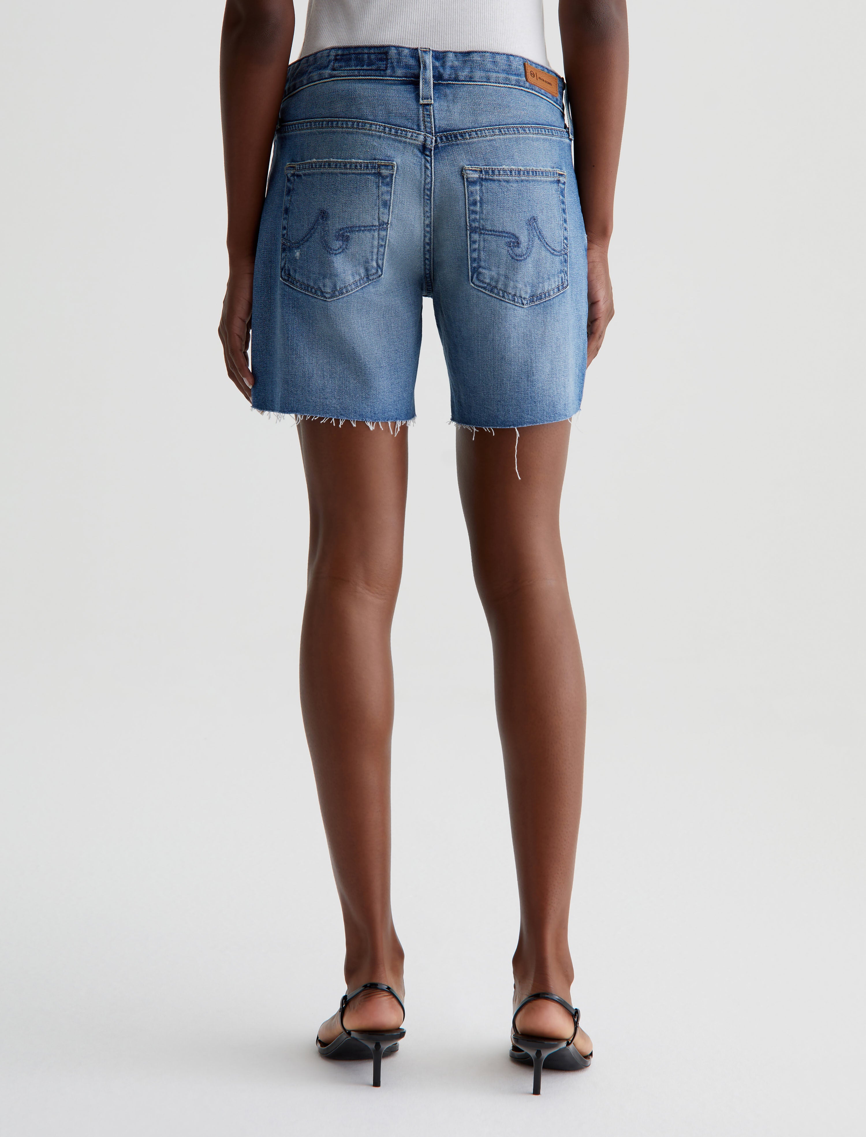 Becke Short 16 Years Soaring AG-ed™ Relaxed Slim Denim Short Women Bottom Photo 7