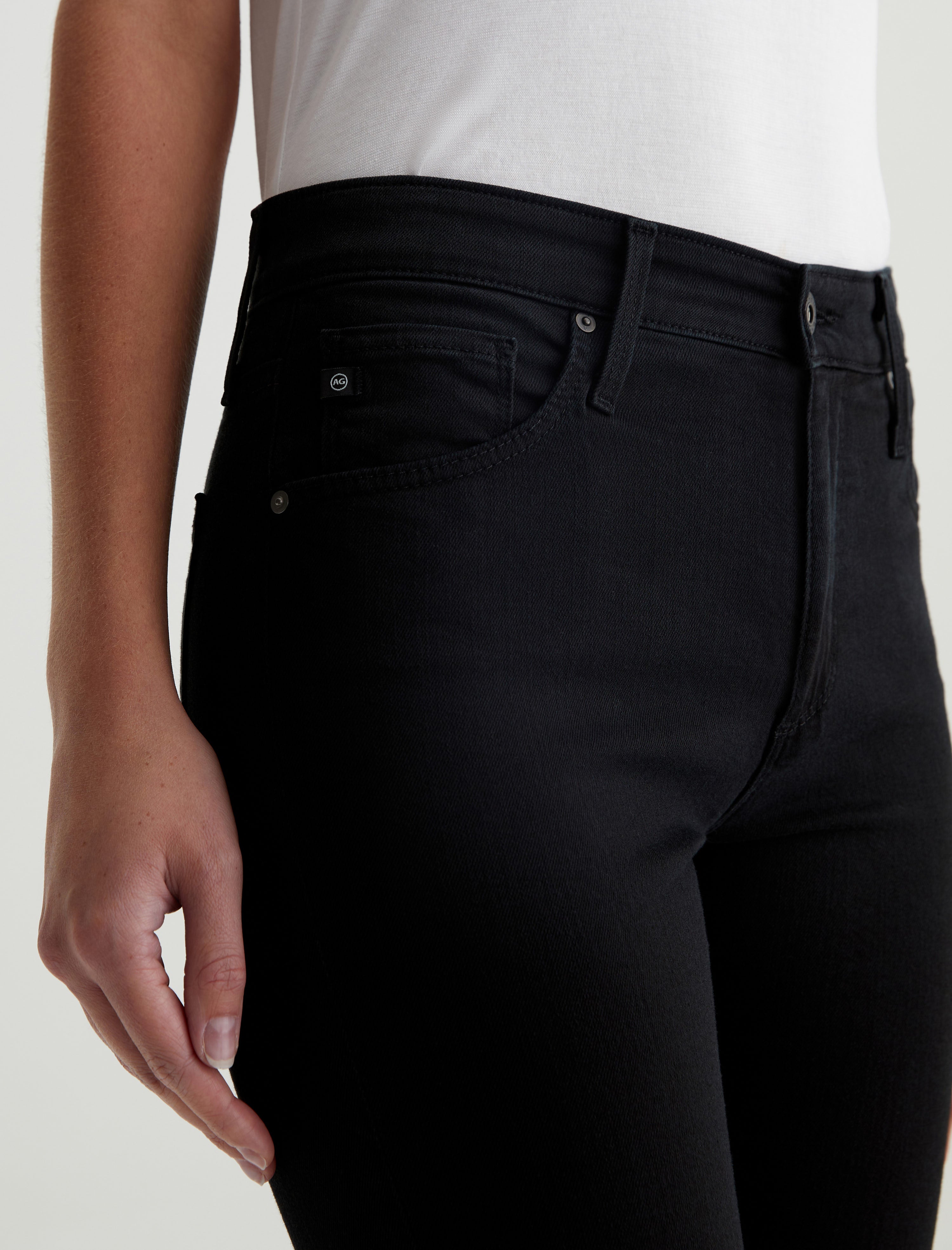 Farrah Skinny Ankle Black Ink Mid-Rise Skinny Ankle Women Bottom Photo 3