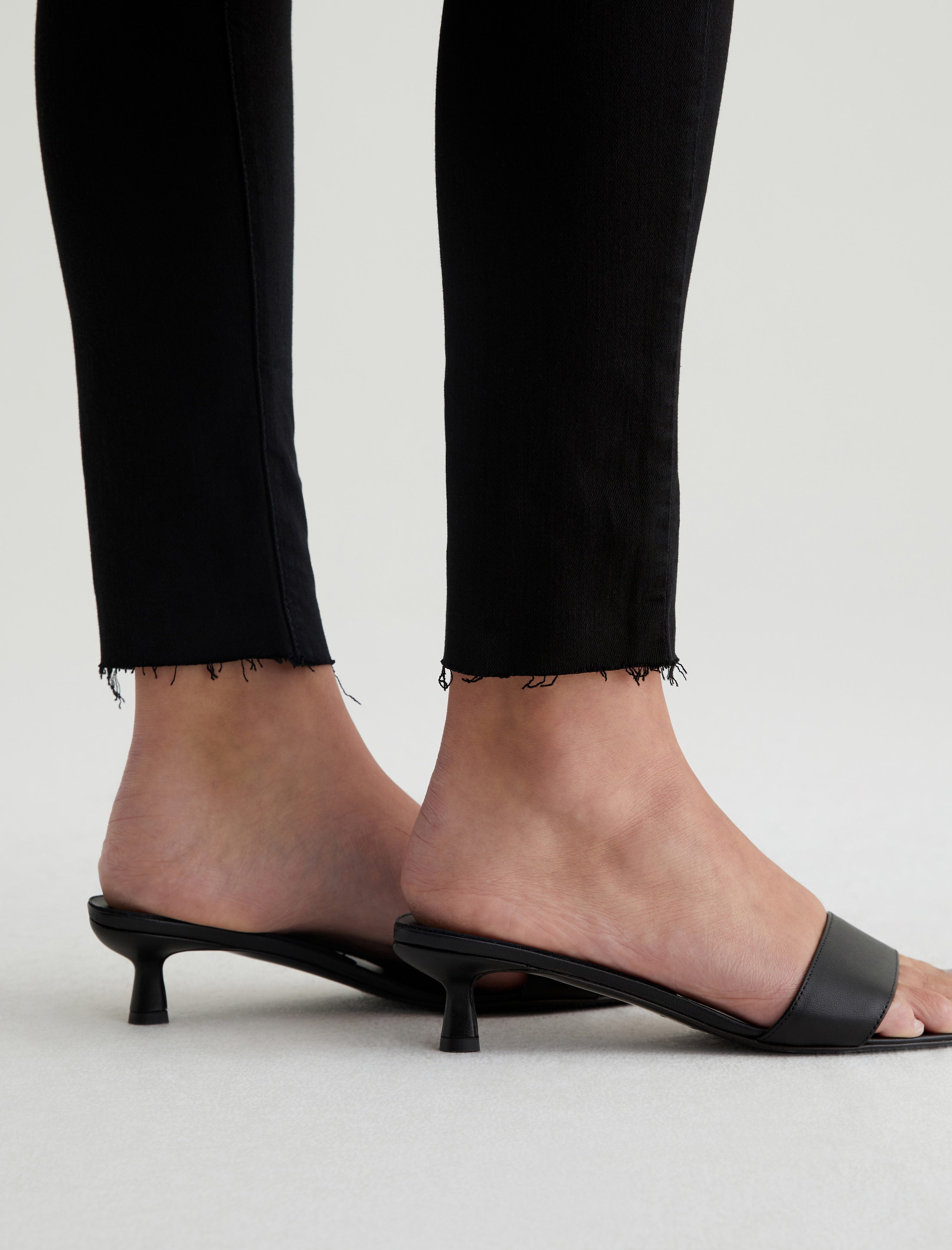 Farrah Skinny Ankle Black Ink Mid-Rise Skinny Ankle Women Bottom Photo 5