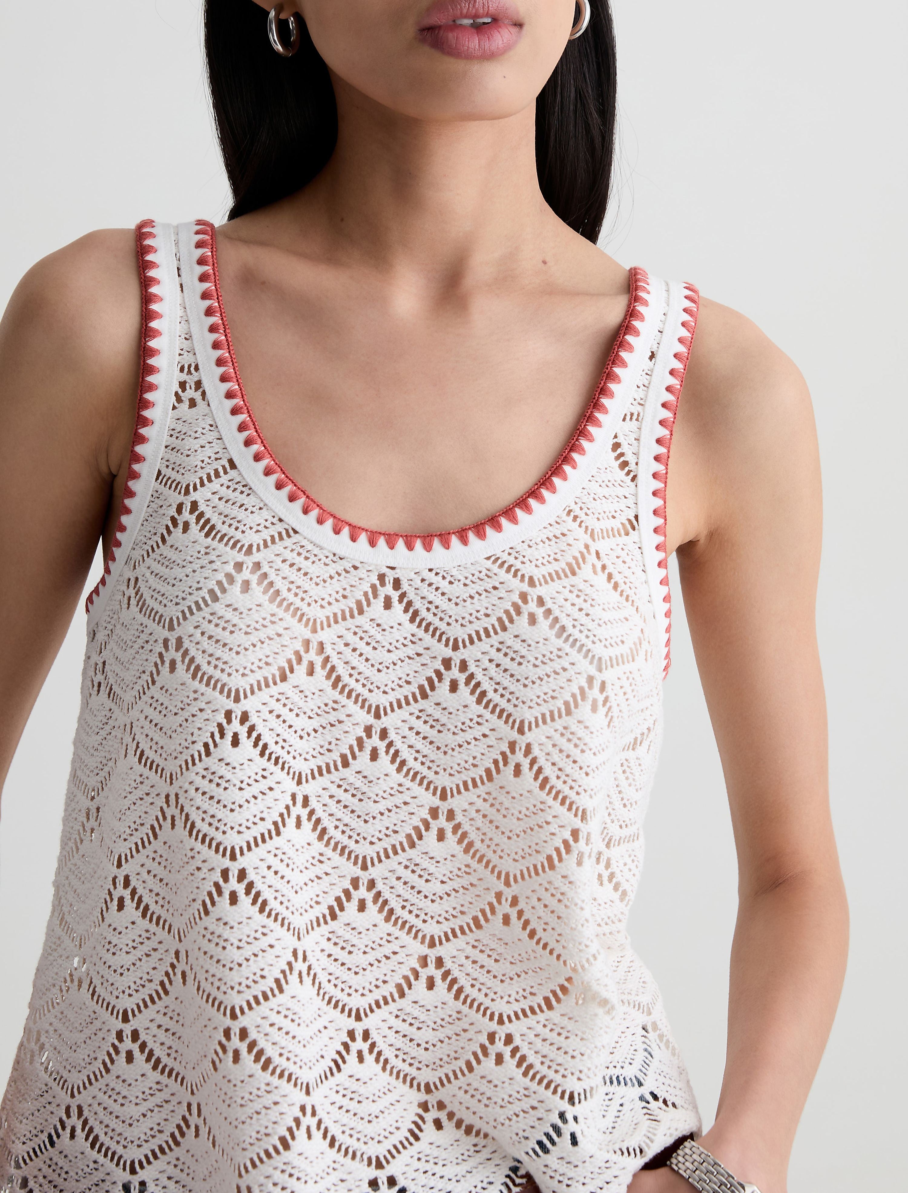Women Bianca Tank Powder at AG Jeans Official Store