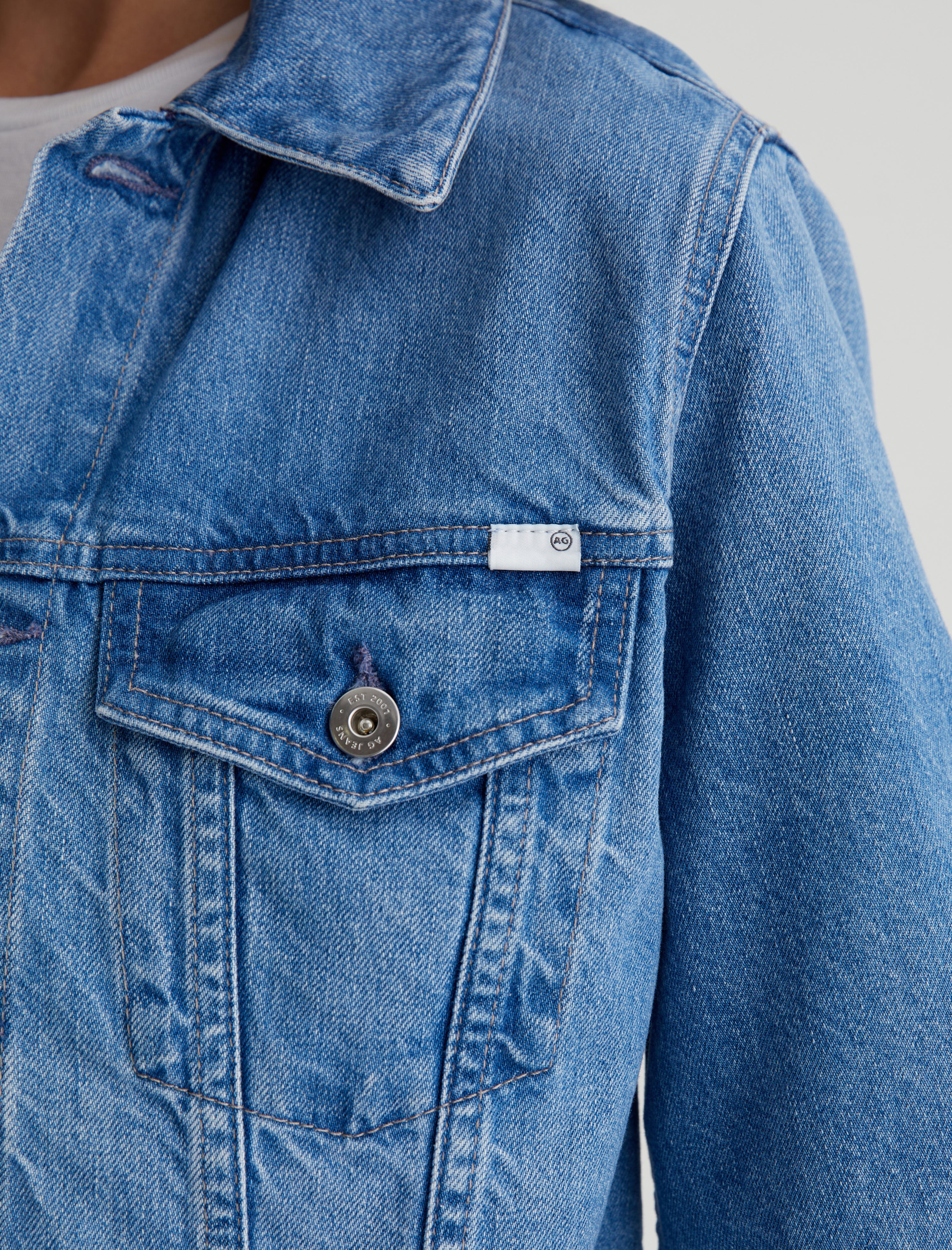 Isa Jacket Flashback Cropped Trucker Jacket Women Top Photo 5