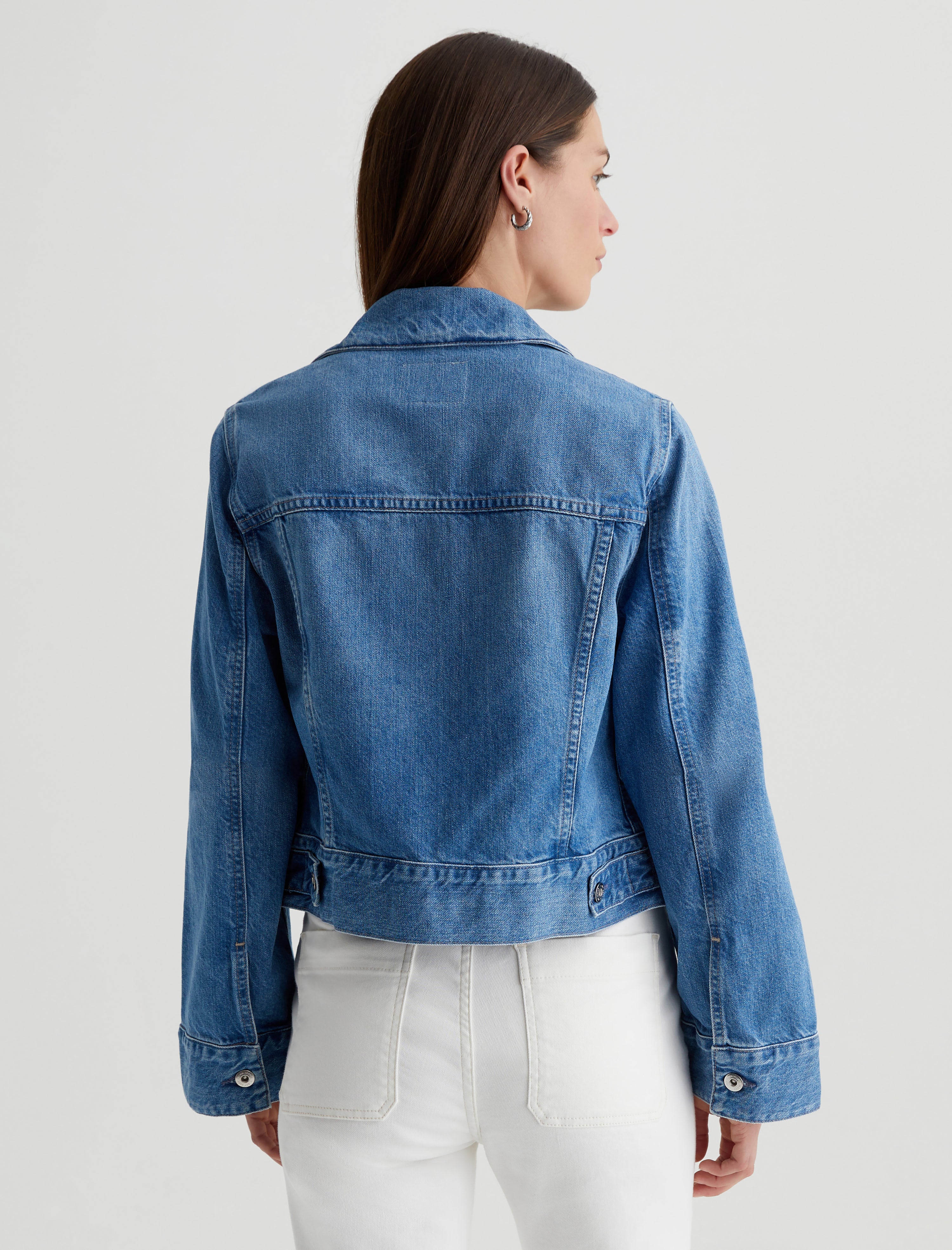 Isa Jacket Flashback Cropped Trucker Jacket Women Top Photo 7