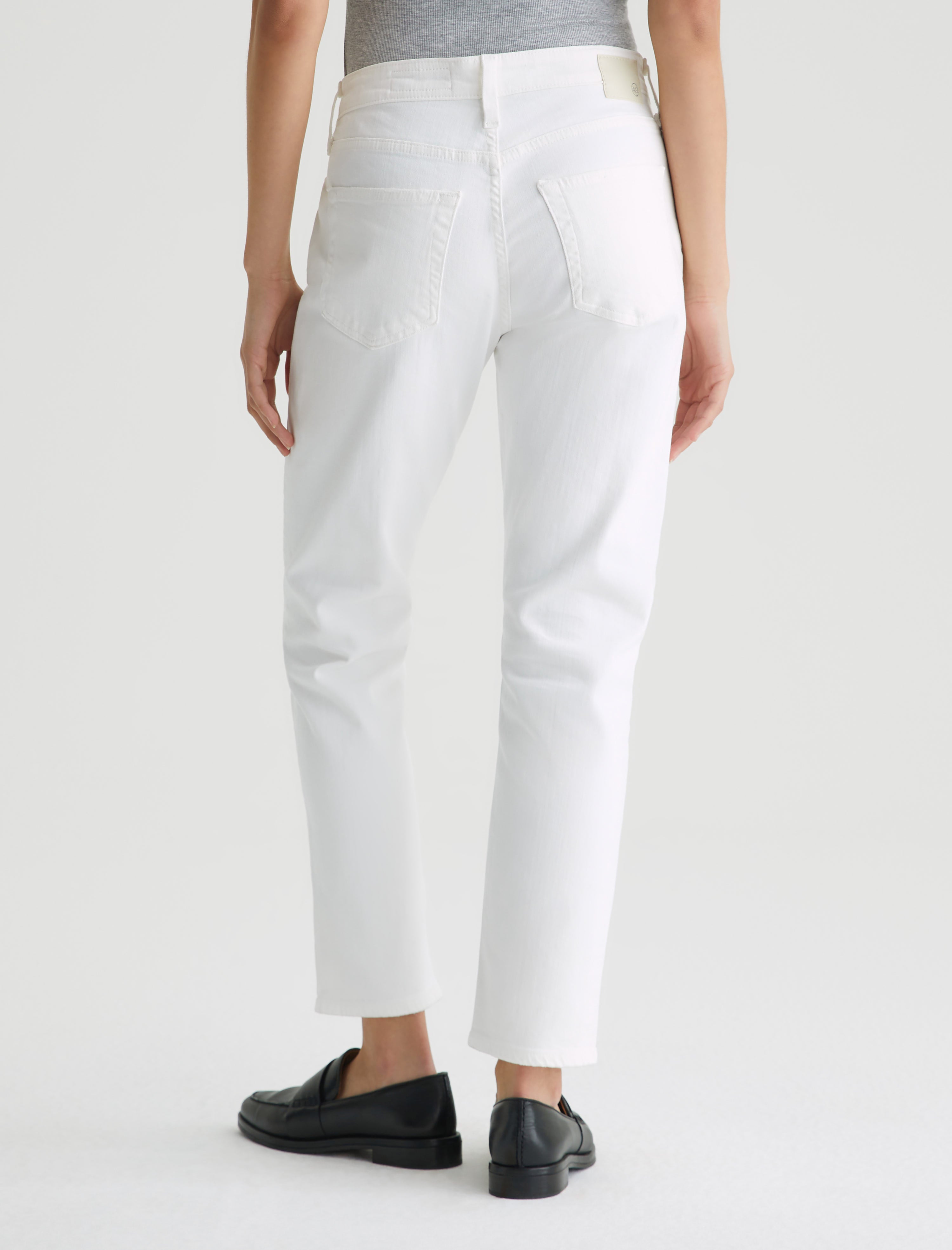 Womens Ex-Boyfriend Slim 1Yr Tonal White at AG Jeans Official Store