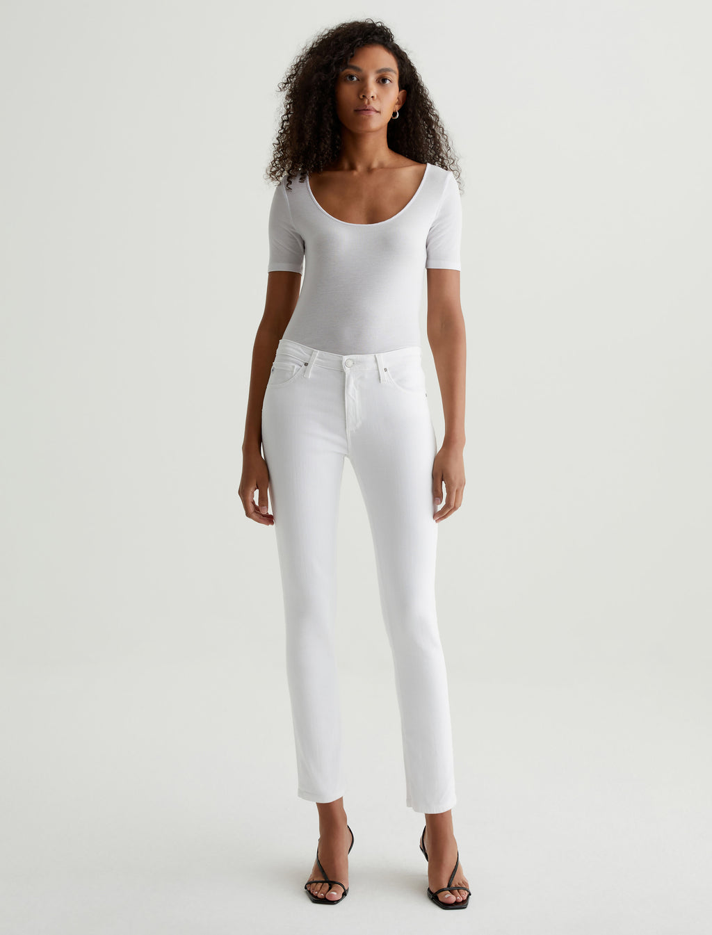 Womens Prima Ankle White at AG Jeans Official Store