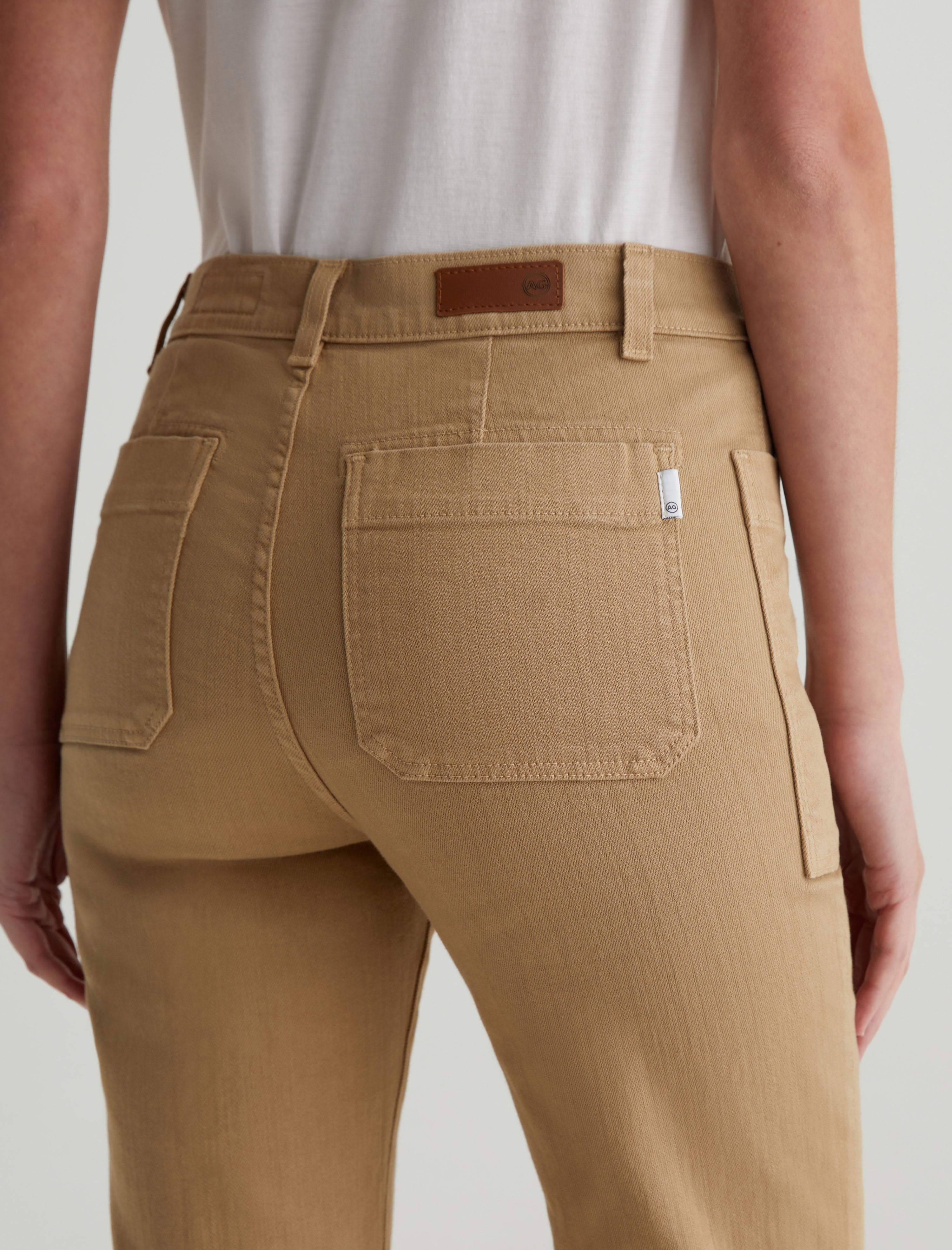 Lila Sandstone Mist Mid-Rise Utility Straight Women Bottom Photo 6