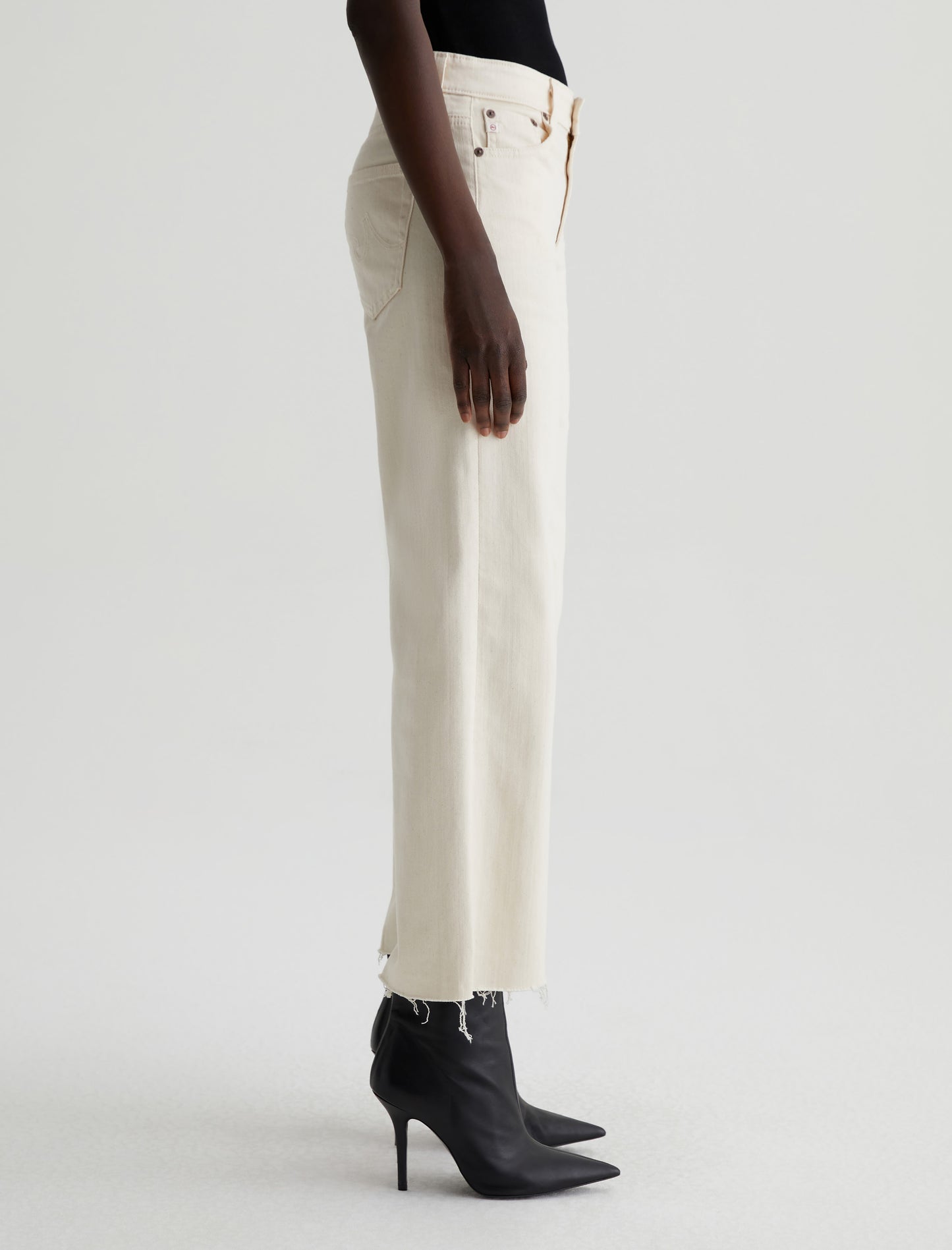 Saige Wide Leg Crop 1 Year Soft Sands High-Rise Fit Womens Bottom Photo 5