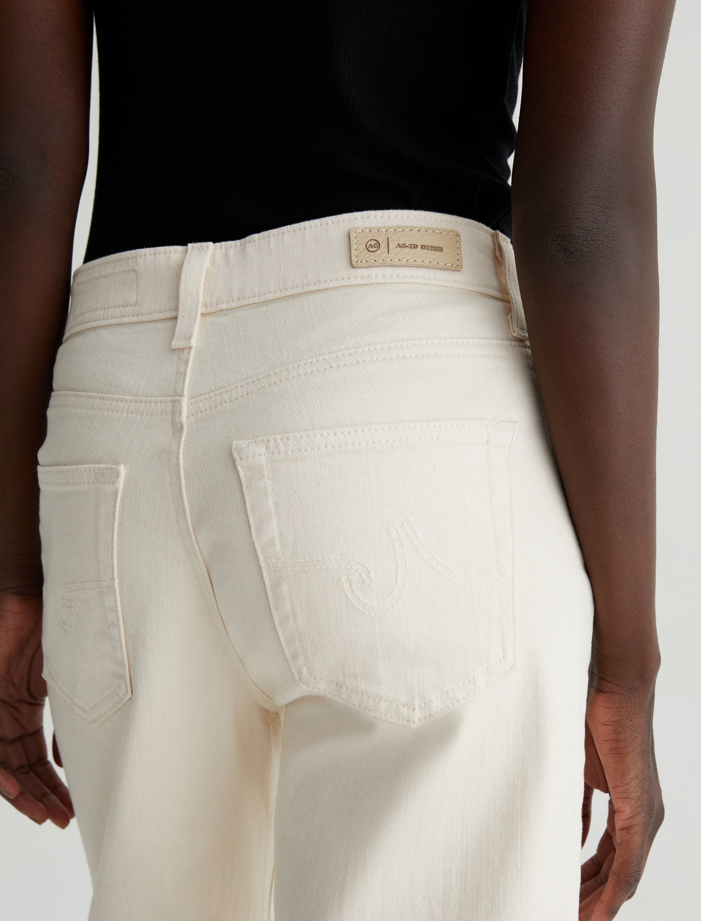 Saige Wide Leg Crop 1 Year Soft Sands High-Rise Fit Womens Bottom Photo 7